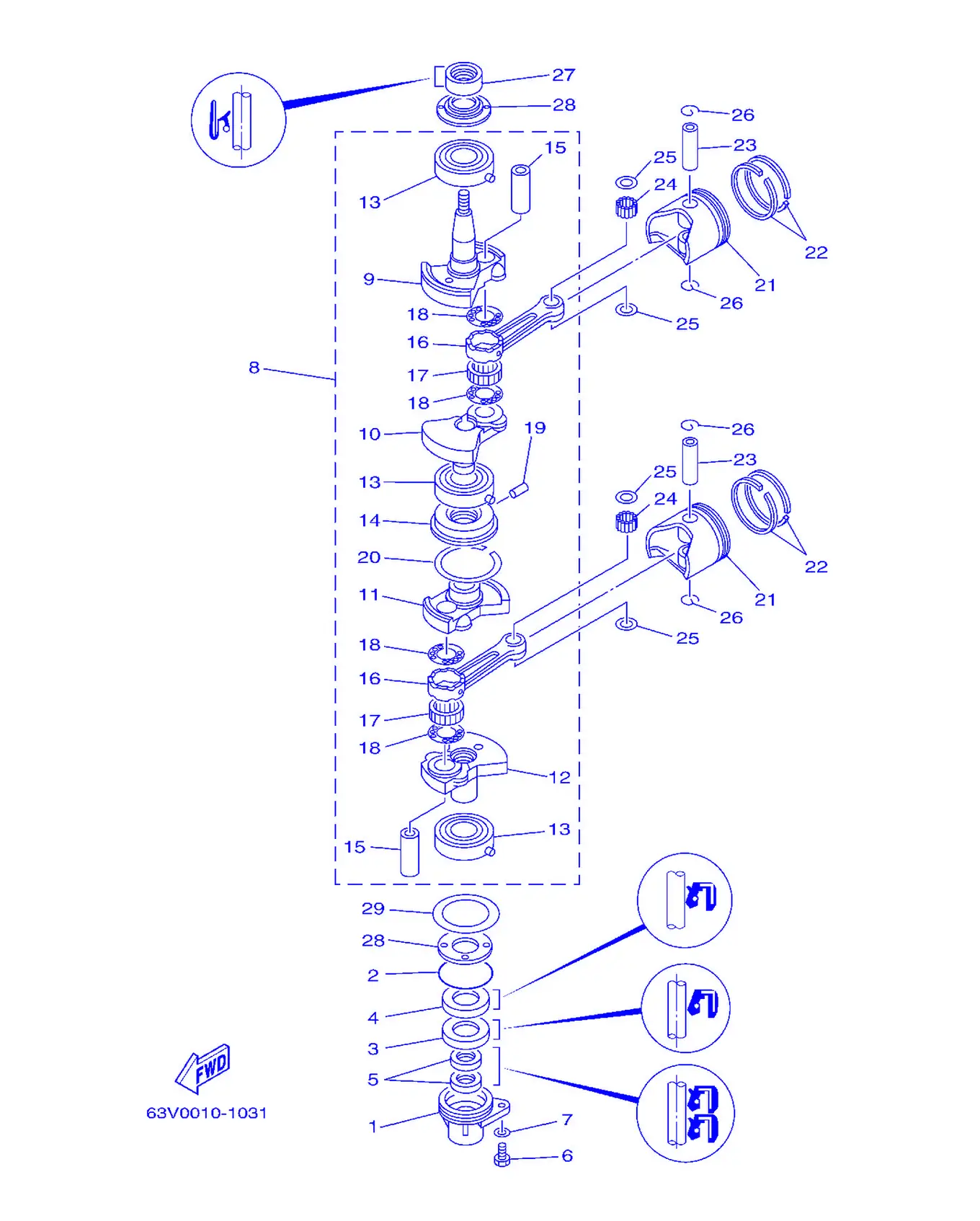 曲轴与活塞 Crankshaft & Piston Fig.