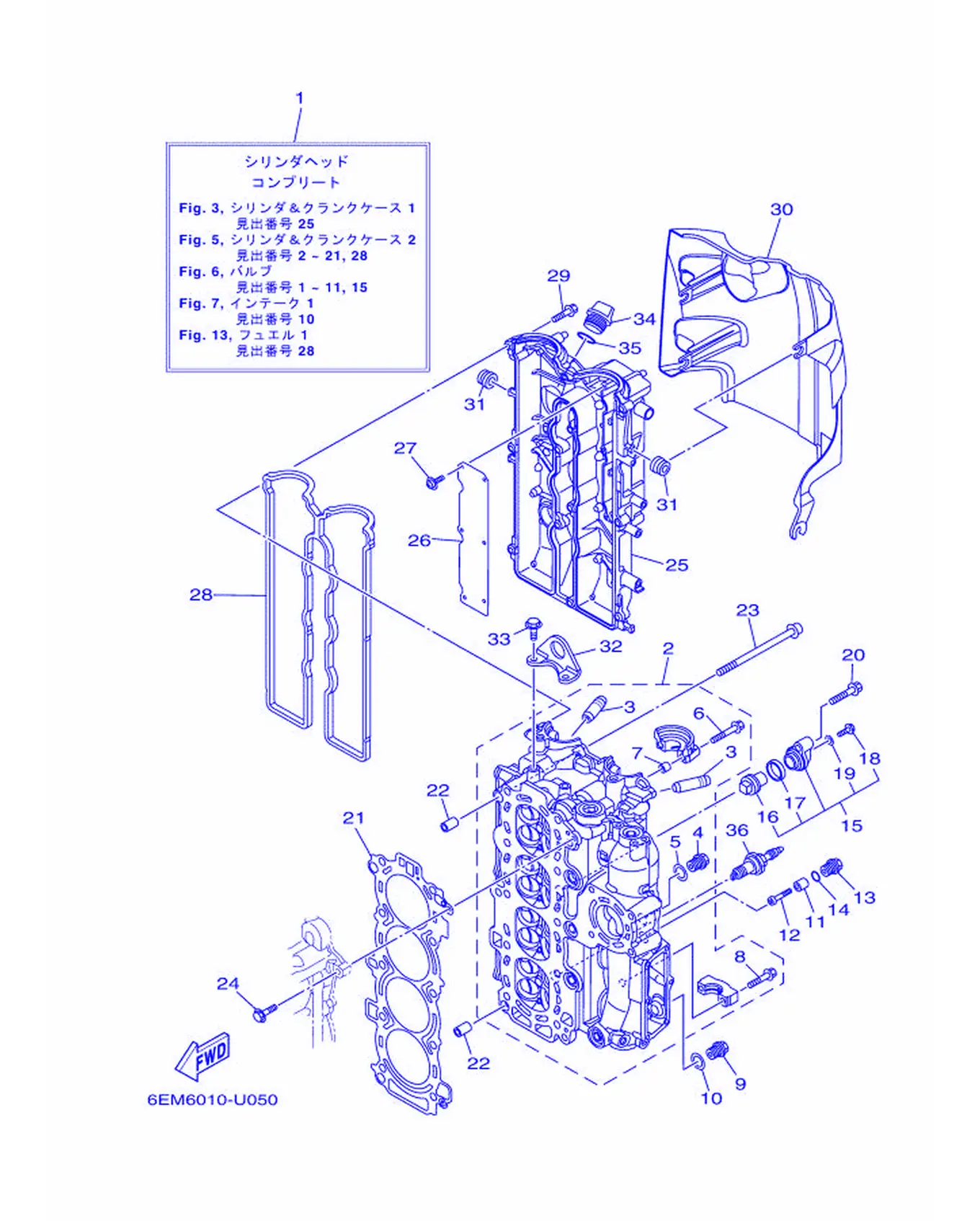 VMAX 气缸与曲轴箱 2 VMAX Cylinder & Crankcase 2 Fig.