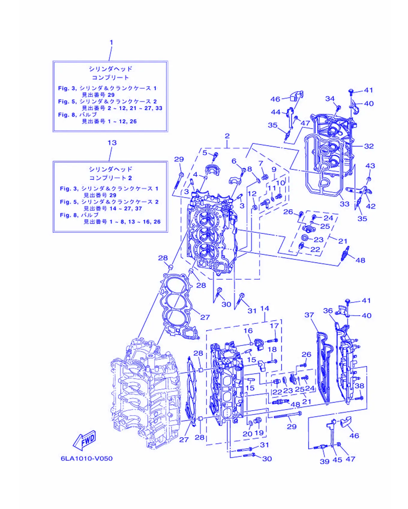 VMAX 气缸与曲轴箱 2 VMAX Cylinder & Crankcase 2 Fig.