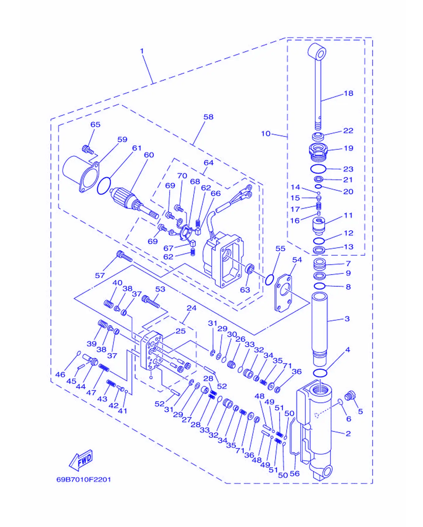动力升降总成 Power Tilt Assembly Fig.