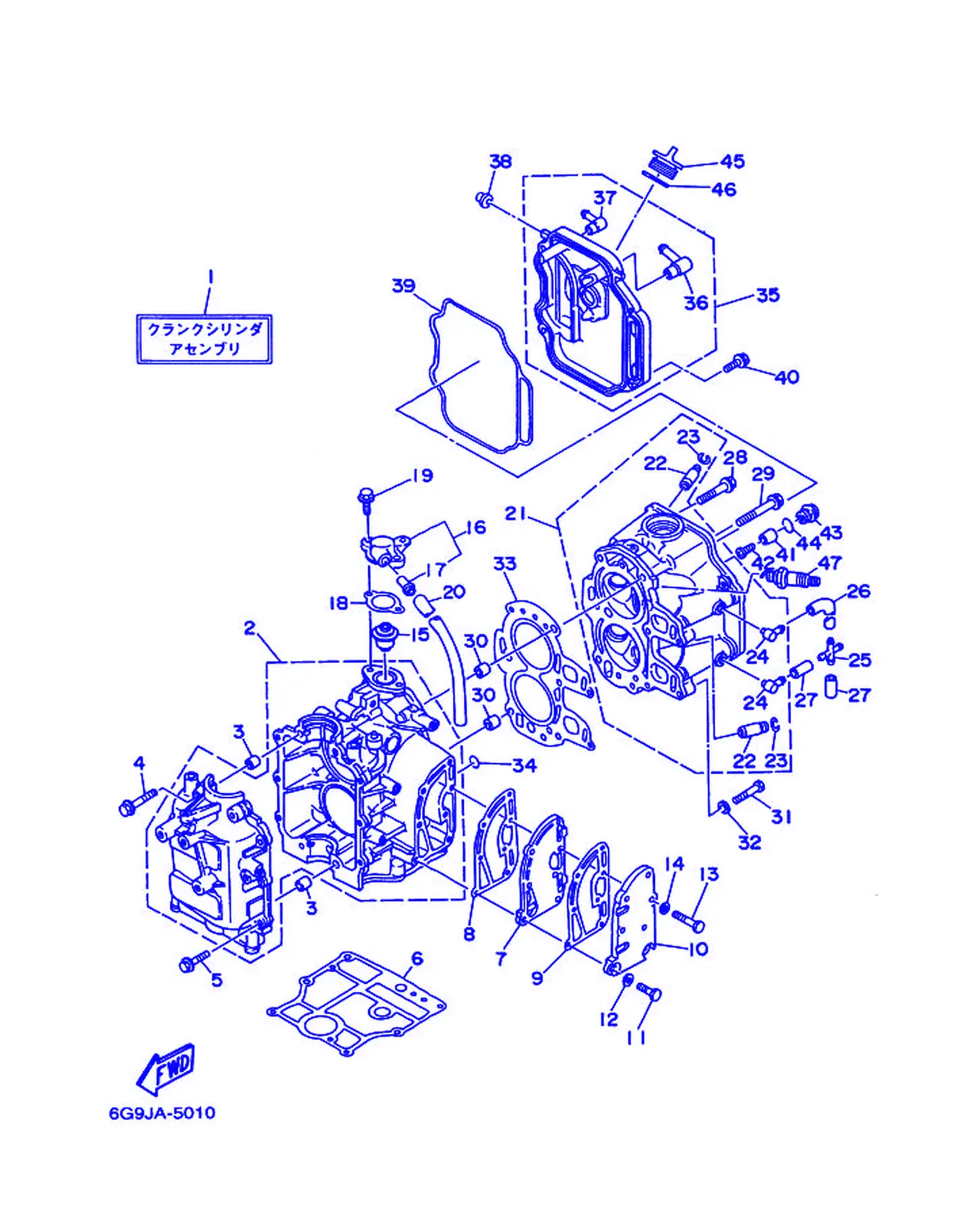 气缸·曲轴箱 Cylinder & Crankcase Fig.