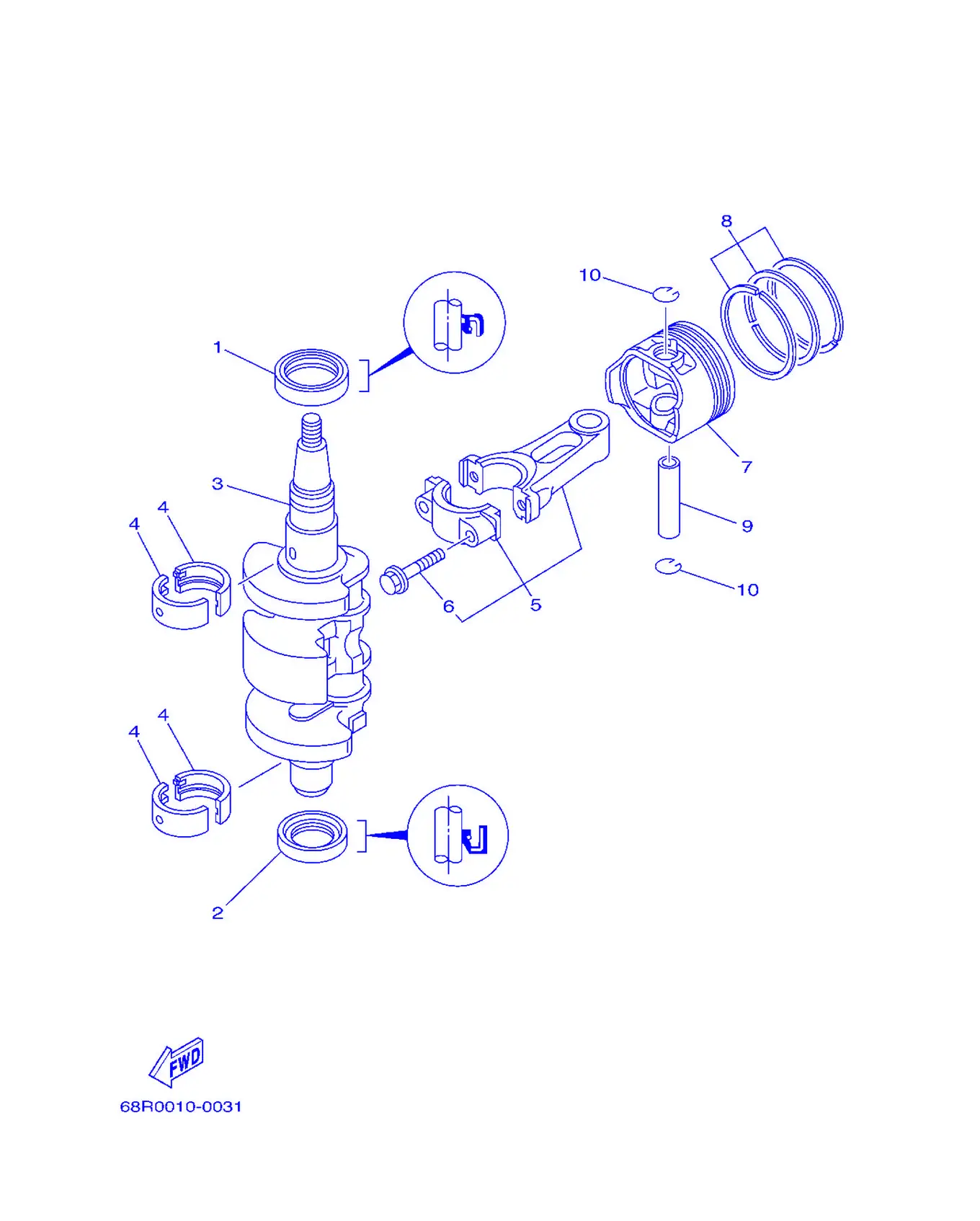 曲轴与活塞 Crankshaft & Piston Fig.