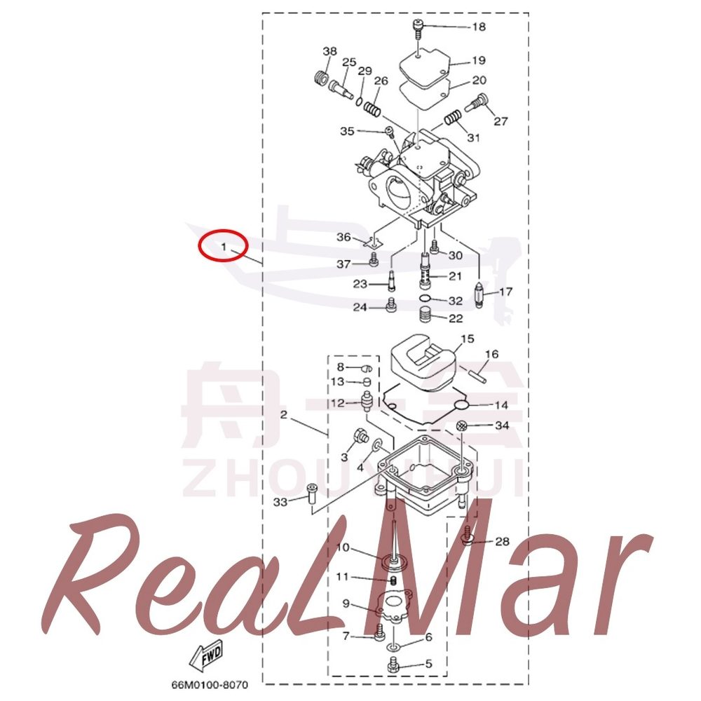FIG. 7 CARBURETOR Рис.