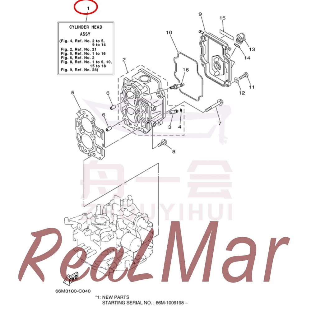 FIG. 4 CYLINDER & CRANKCASE 2 Рис.