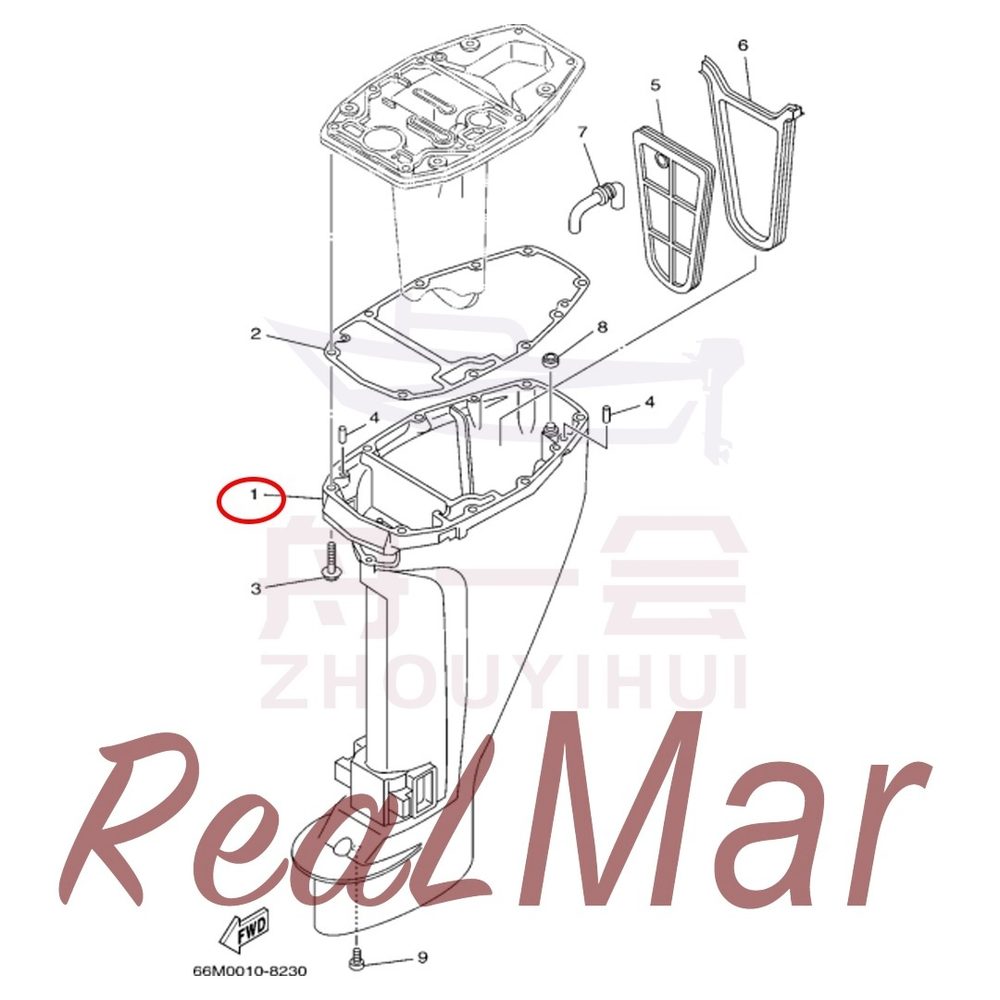 FIG. 23 UPPER CASING 爆炸图