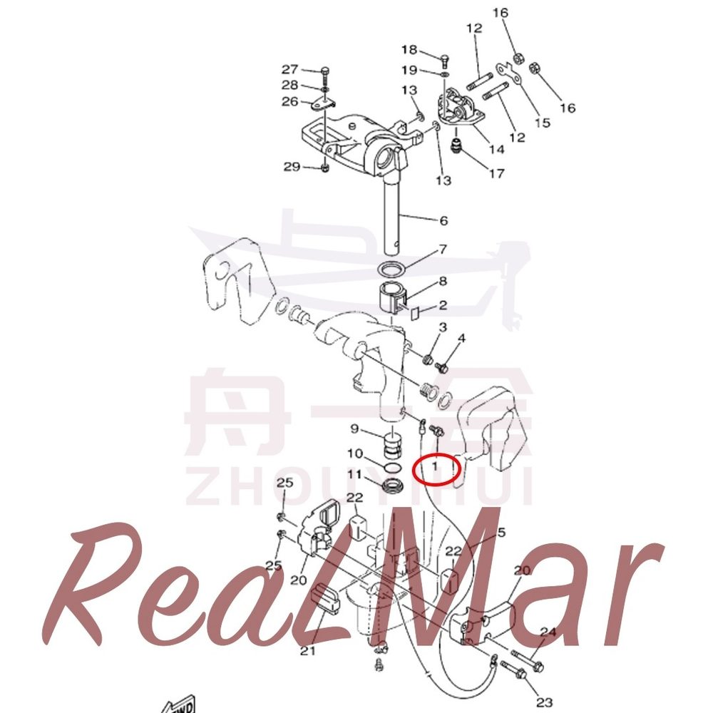 FIG. 22 BRACKET 2 爆炸图