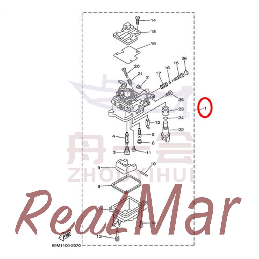 FIG.     7    CARBURETOR 爆炸图
