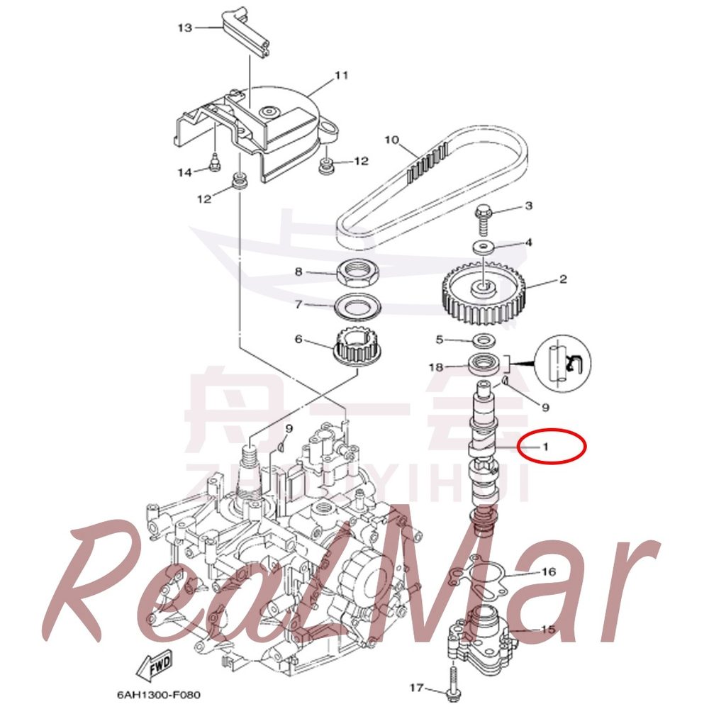 FIG. 8 OIL PUMP Рис.