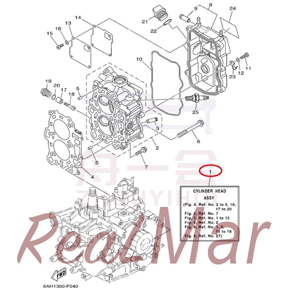 FIG. 4 CYLINDER & CRANKCASE 2 Рис.