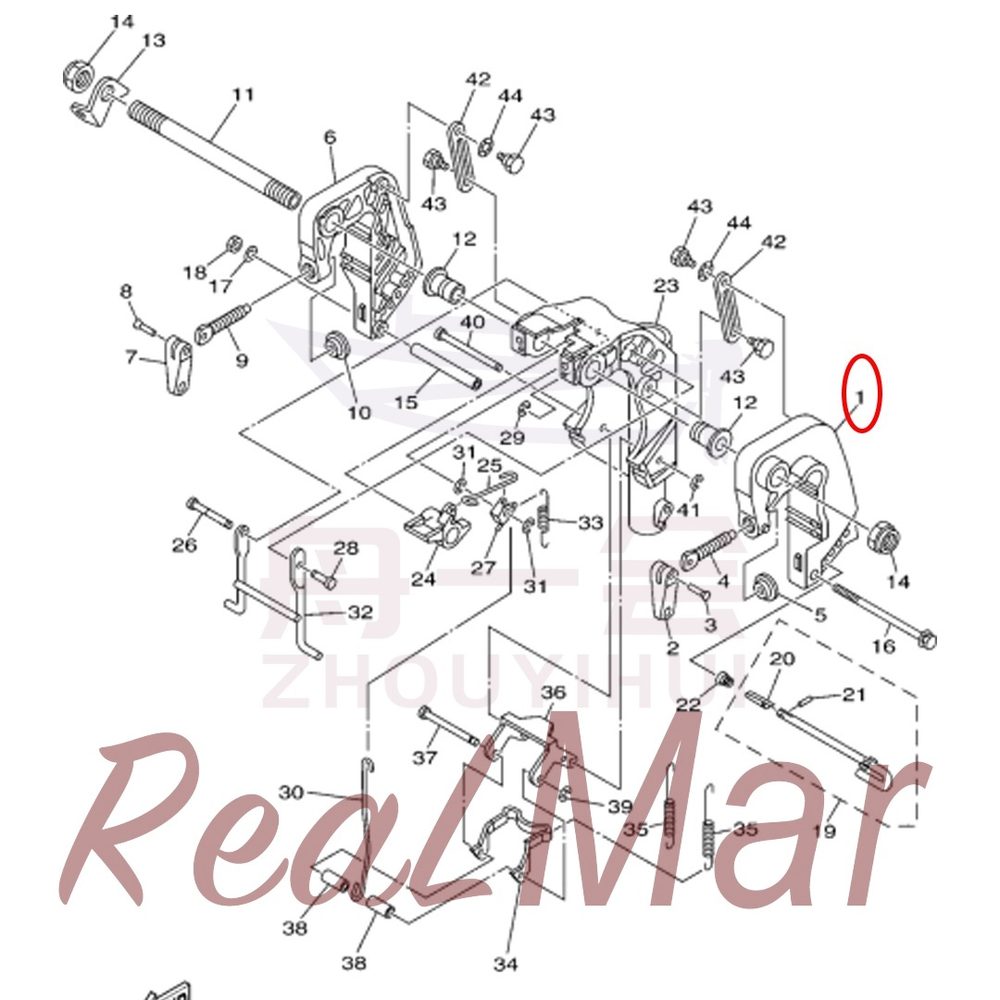 FIG.   23   BRACKET 1 爆炸图