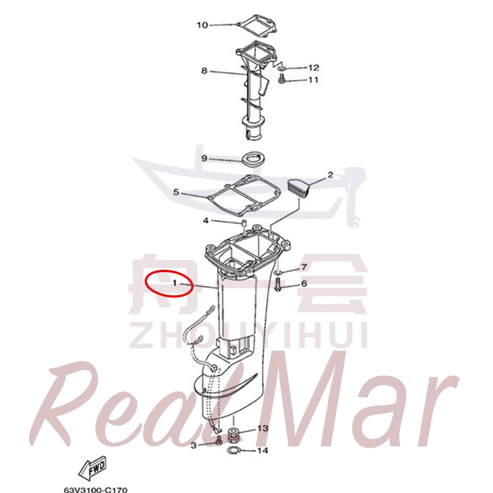 FIG.   16   UPPER CASING 爆炸图