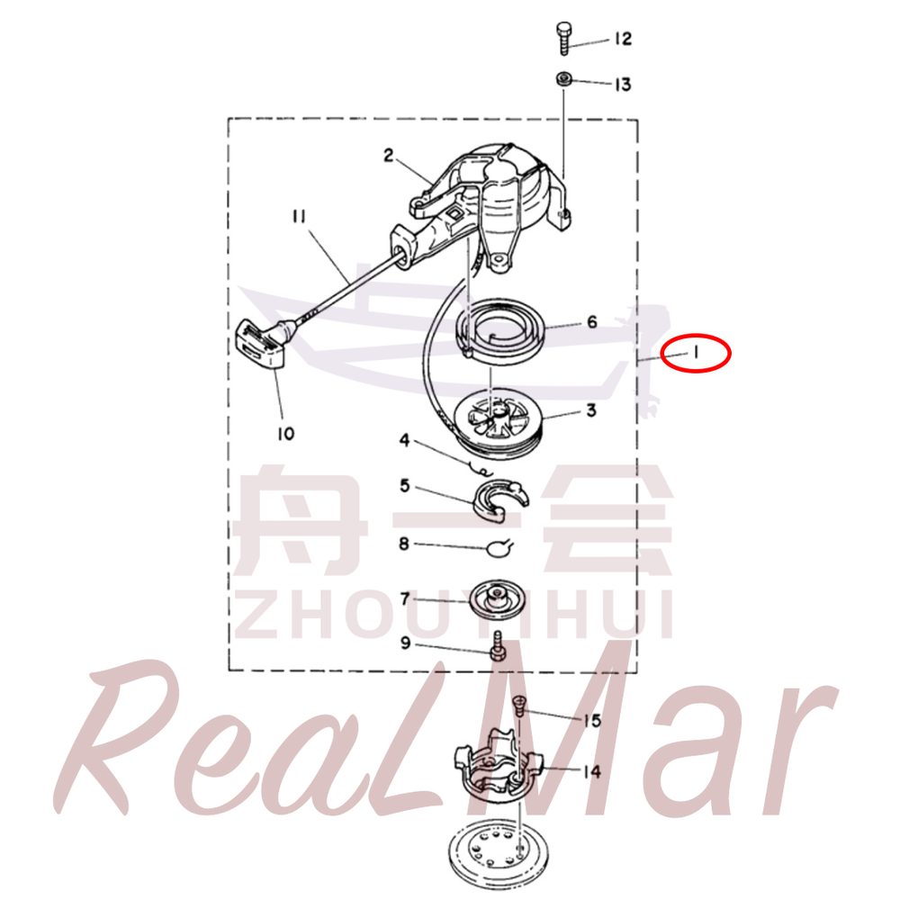 FIG. 4  STARTER 爆炸图