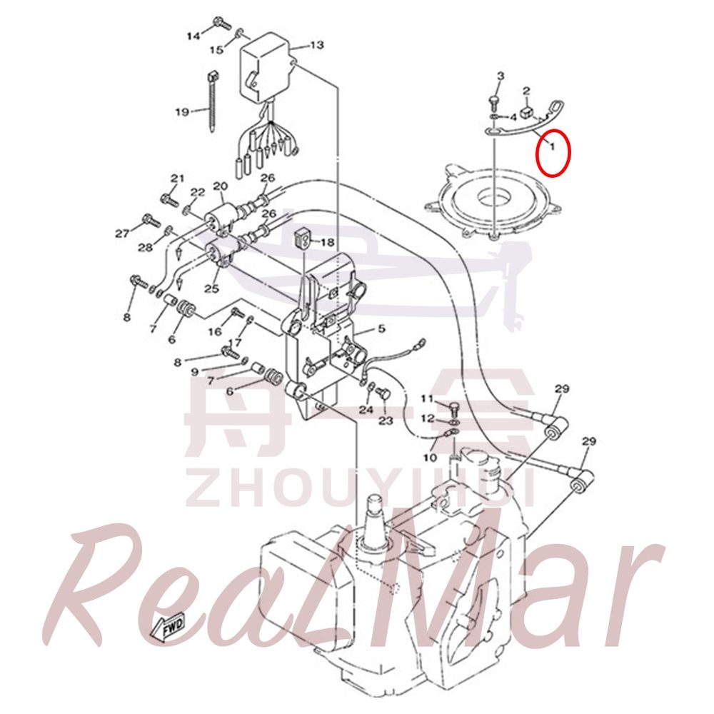 FIG. 9 ELECTRICAL 1 爆炸图