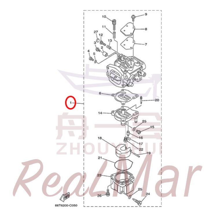 FIG.     5   CARBURETOR 爆炸图