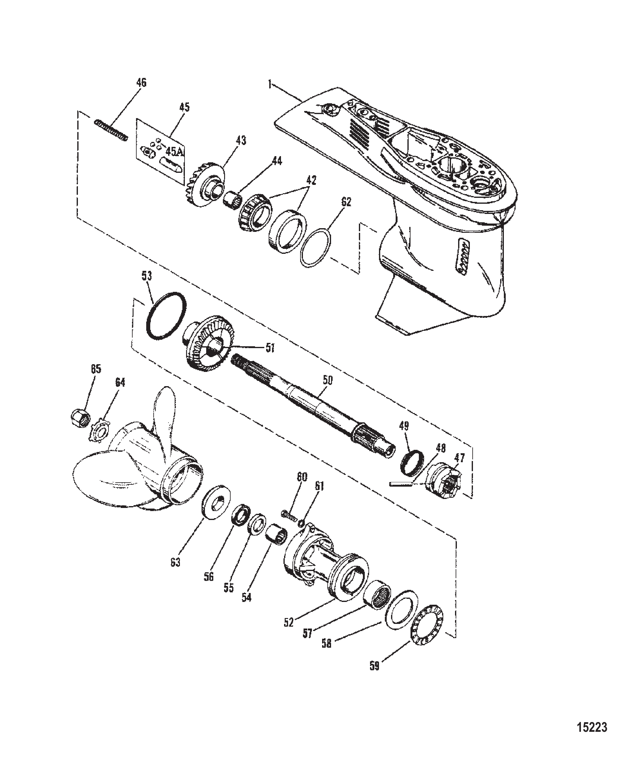 齿轮箱螺旋桨轴 Gear Housing Propeller Shaft