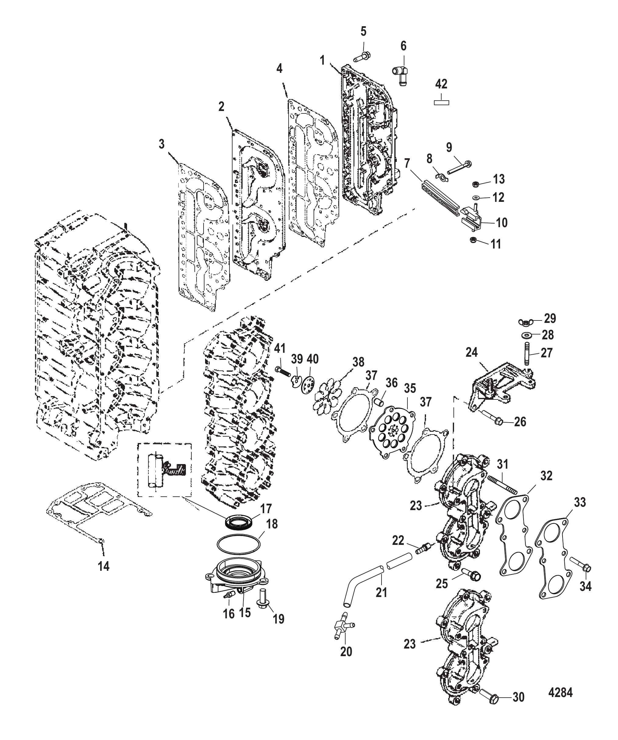 进气歧管与簧片阀组 Inducition Manifold and Reed Block