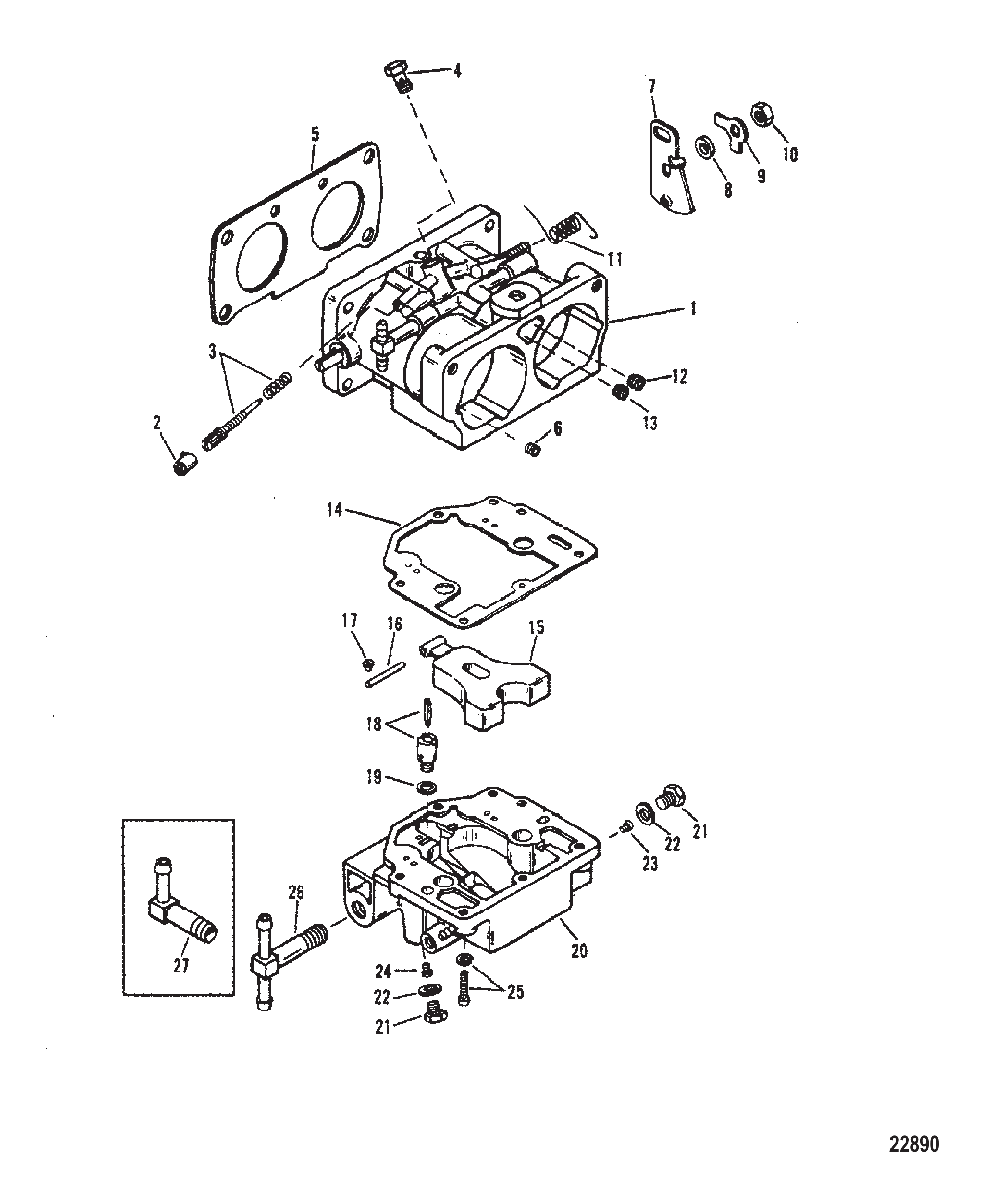 化油器（WMH-12A/12B/13/13B/14A/15/16） CARBURETOR (WMH - 12A/12B/13/13B/14A/15/16)