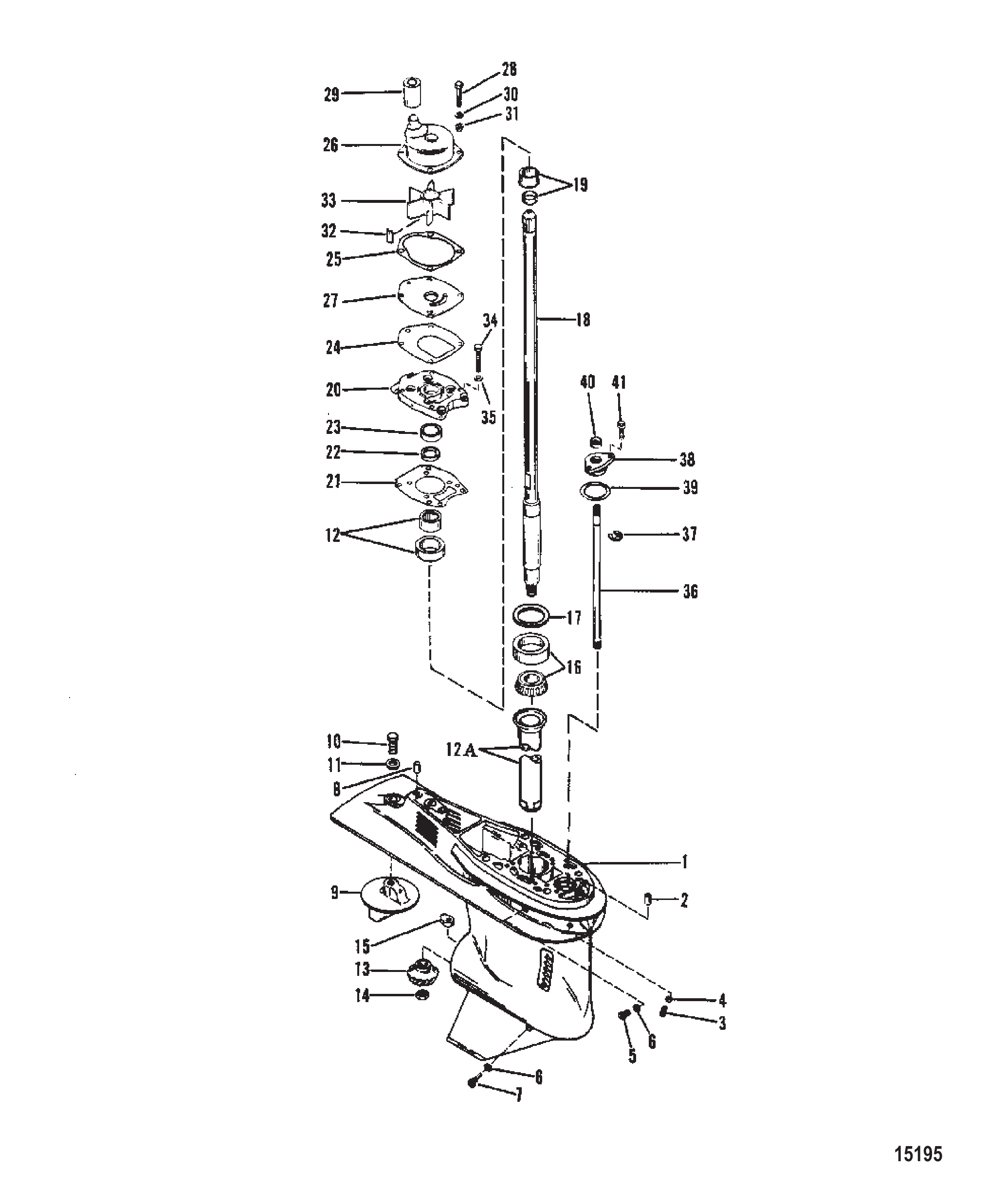 齿轮箱驱动轴 Gear Housing Driveshaft