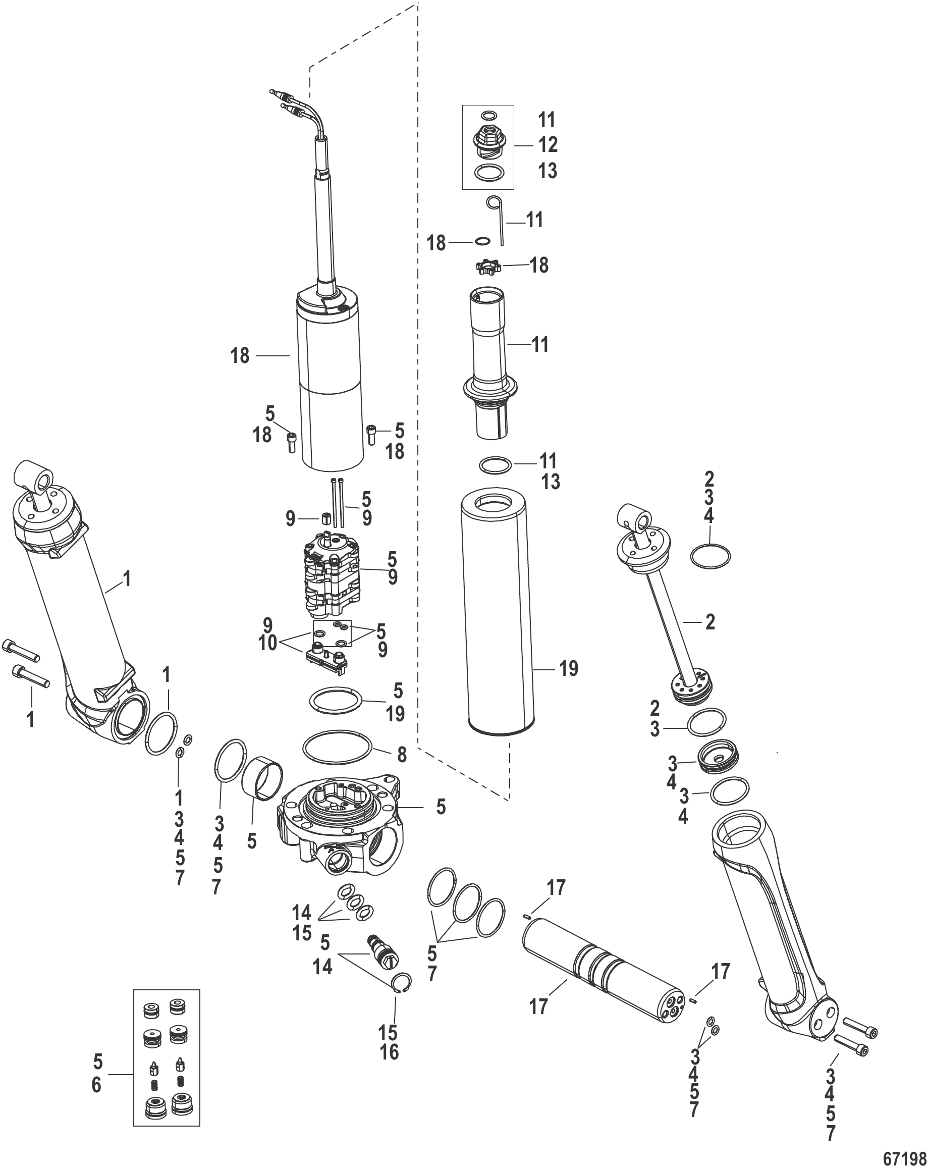 动力升降组件 POWER TRIM COMPONENTS
