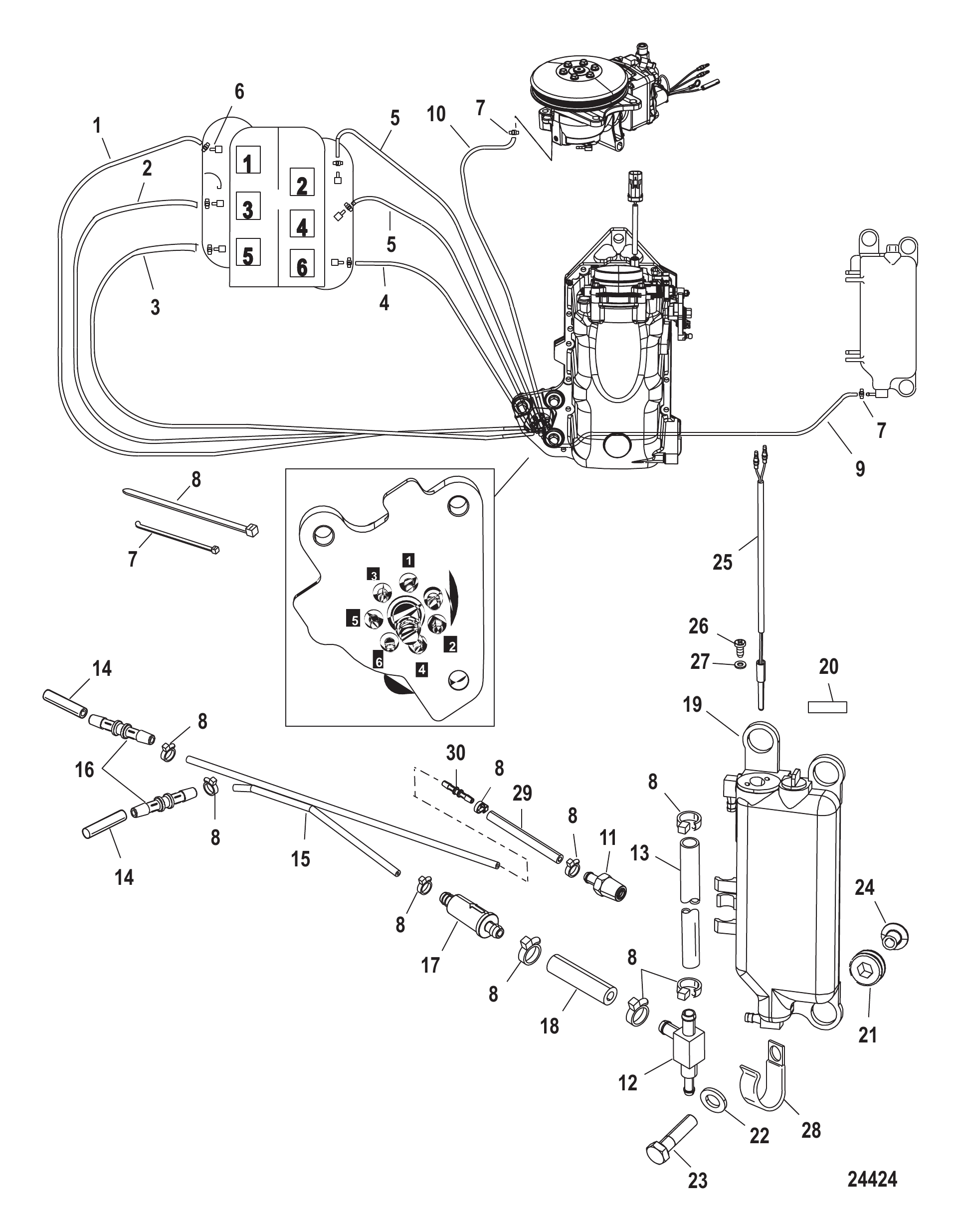机油喷射组件 Oil Injection Components