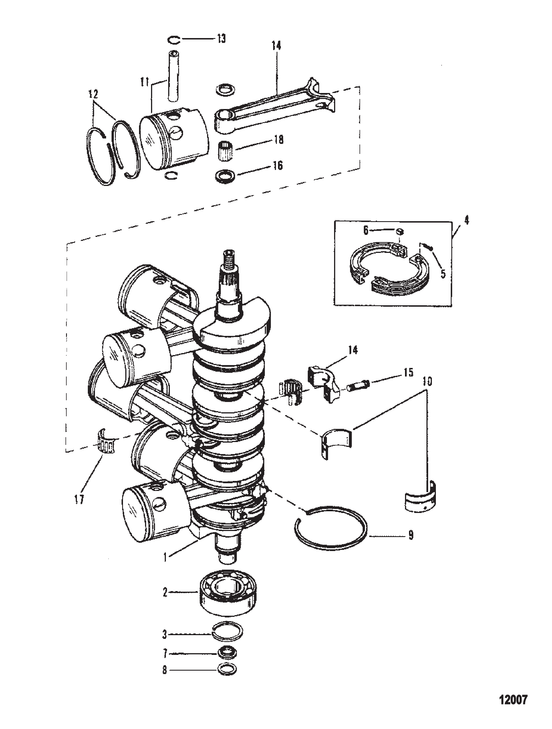 曲轴、活塞及连杆 Crankshaft, Pistons and Connecting Rods