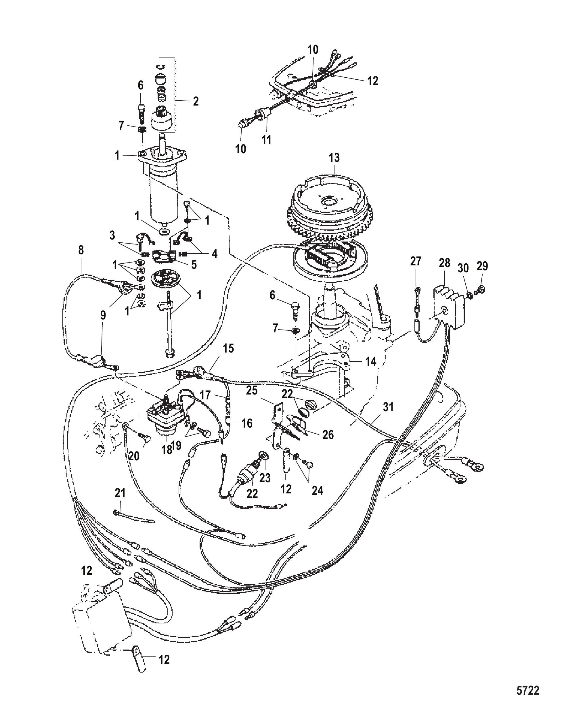 电动启动组件 Electric Start Components