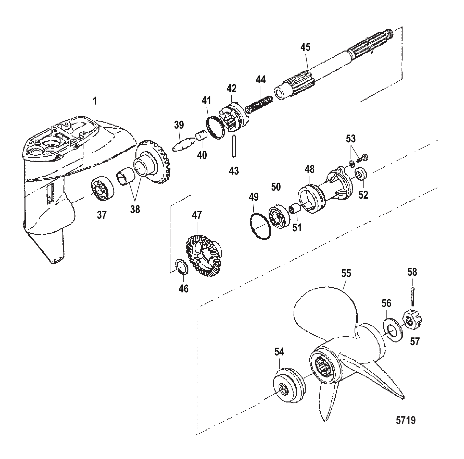 齿轮箱螺旋桨轴 Gear Housing Propeller Shaft