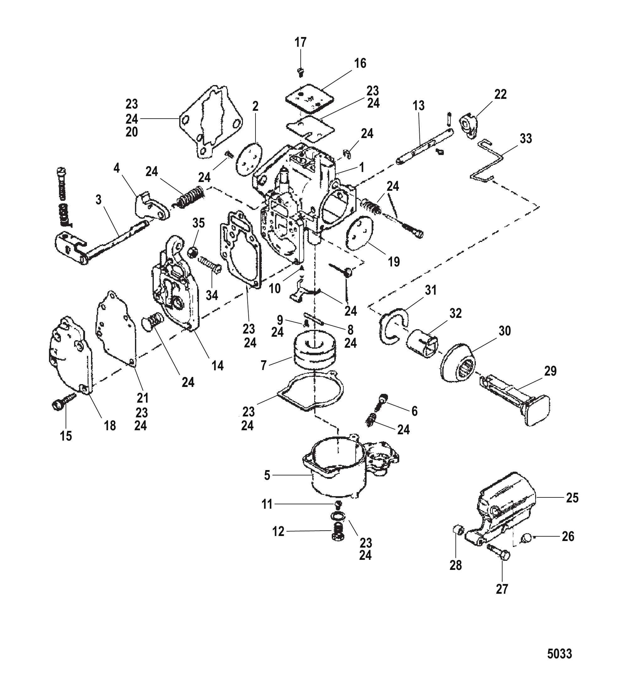 Carburetor (Seapro/Marathon 10 and 15)