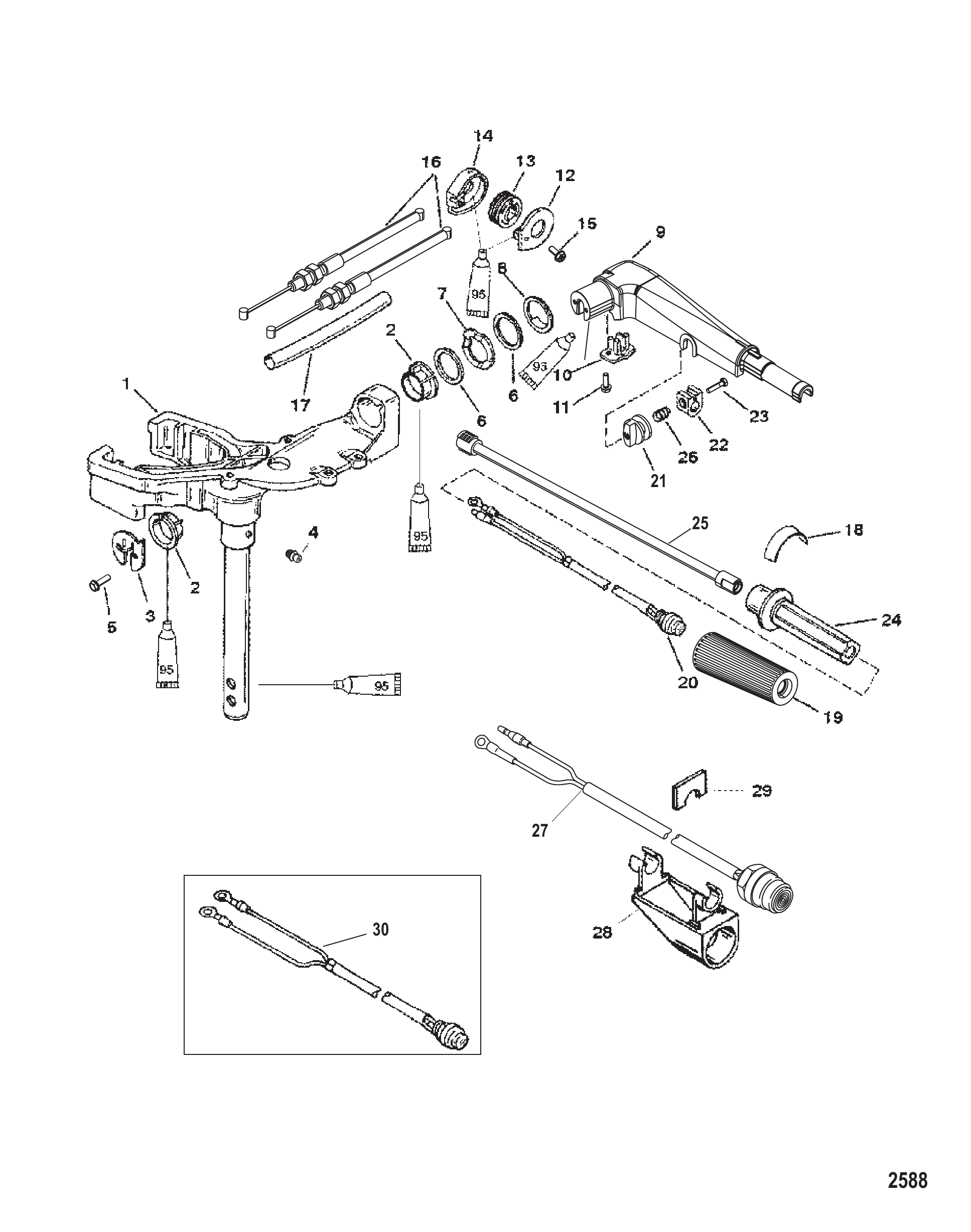 旋转头与转向手柄 Swivel Head and Steering Handle