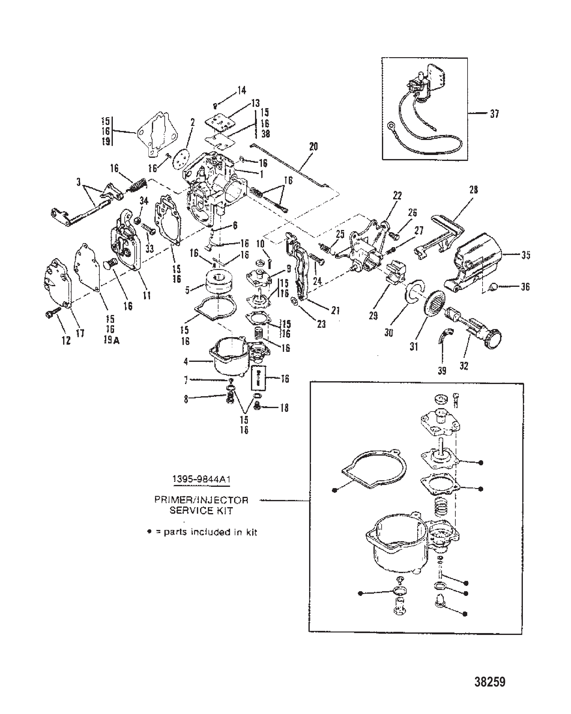 化油器 WMC 17\17B\17C\18\18A\18B\20/20A/20B\23 CARBURETOR WMC 17\17B\17C\18\18A\18B\20/20A/20B\23