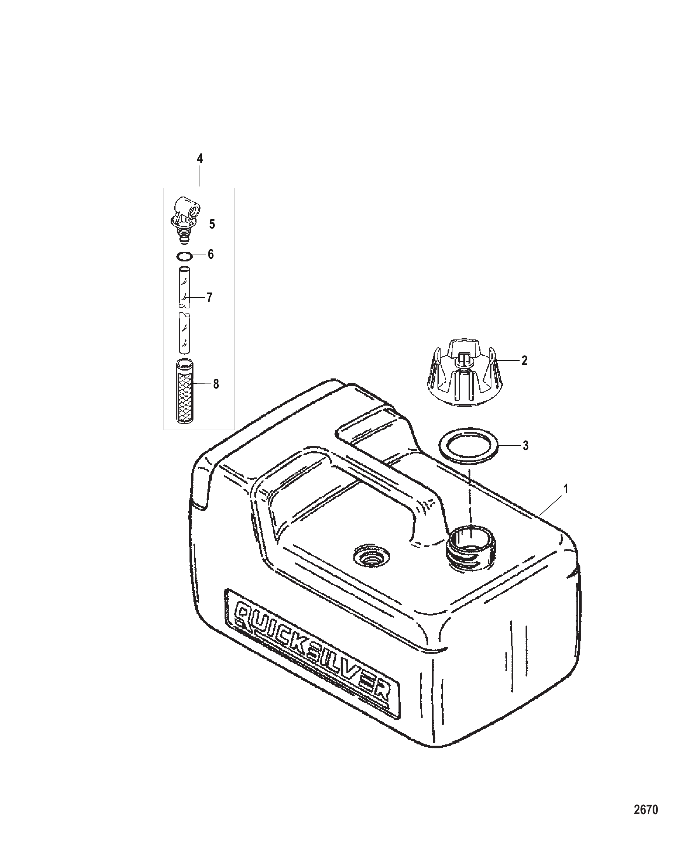 燃油箱总成（3.2加仑） Fuel Tank Assembly (3.2 Gallon)