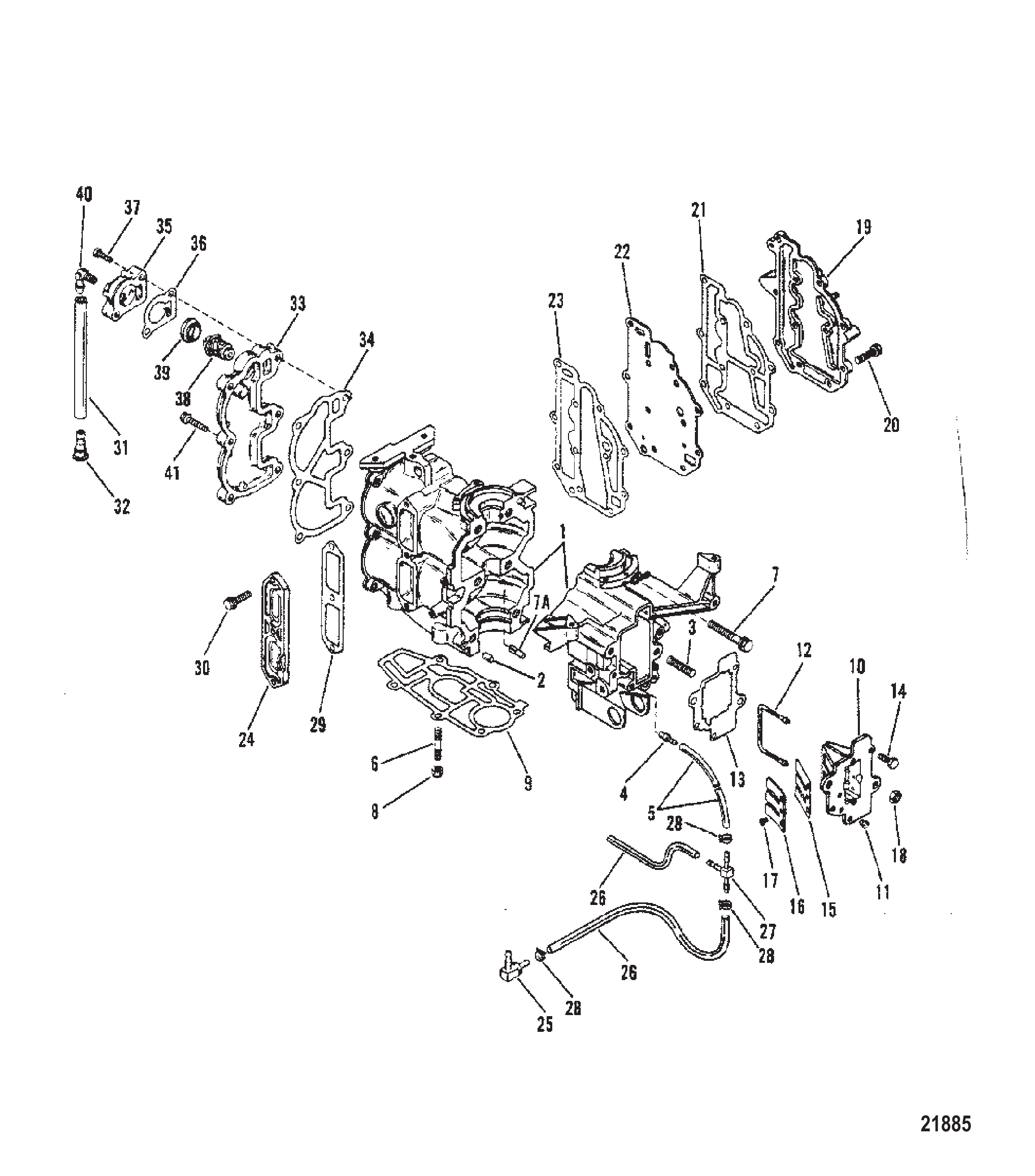 气缸体与盖 Cylinder Block and Covers