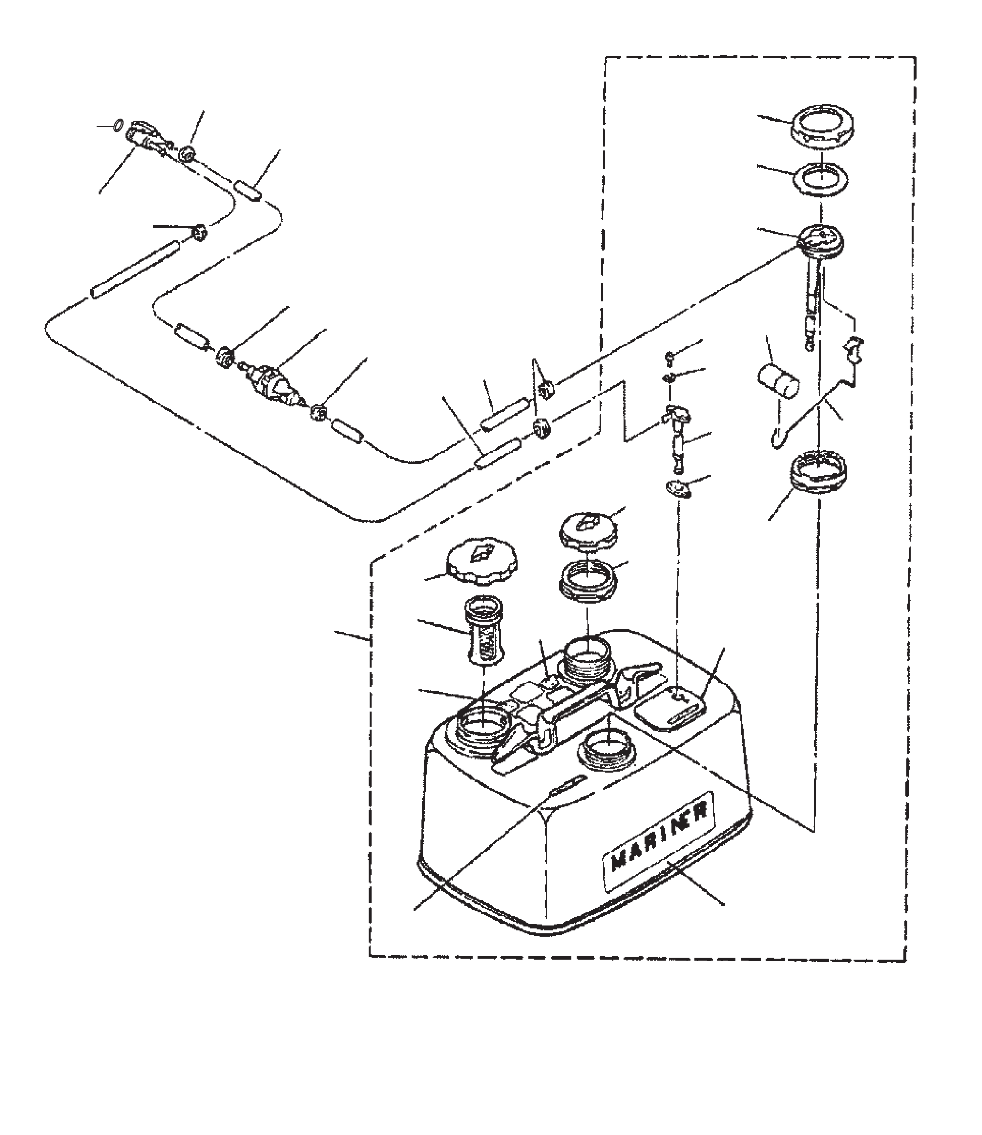 FUEL TANK AND FUEL LINE