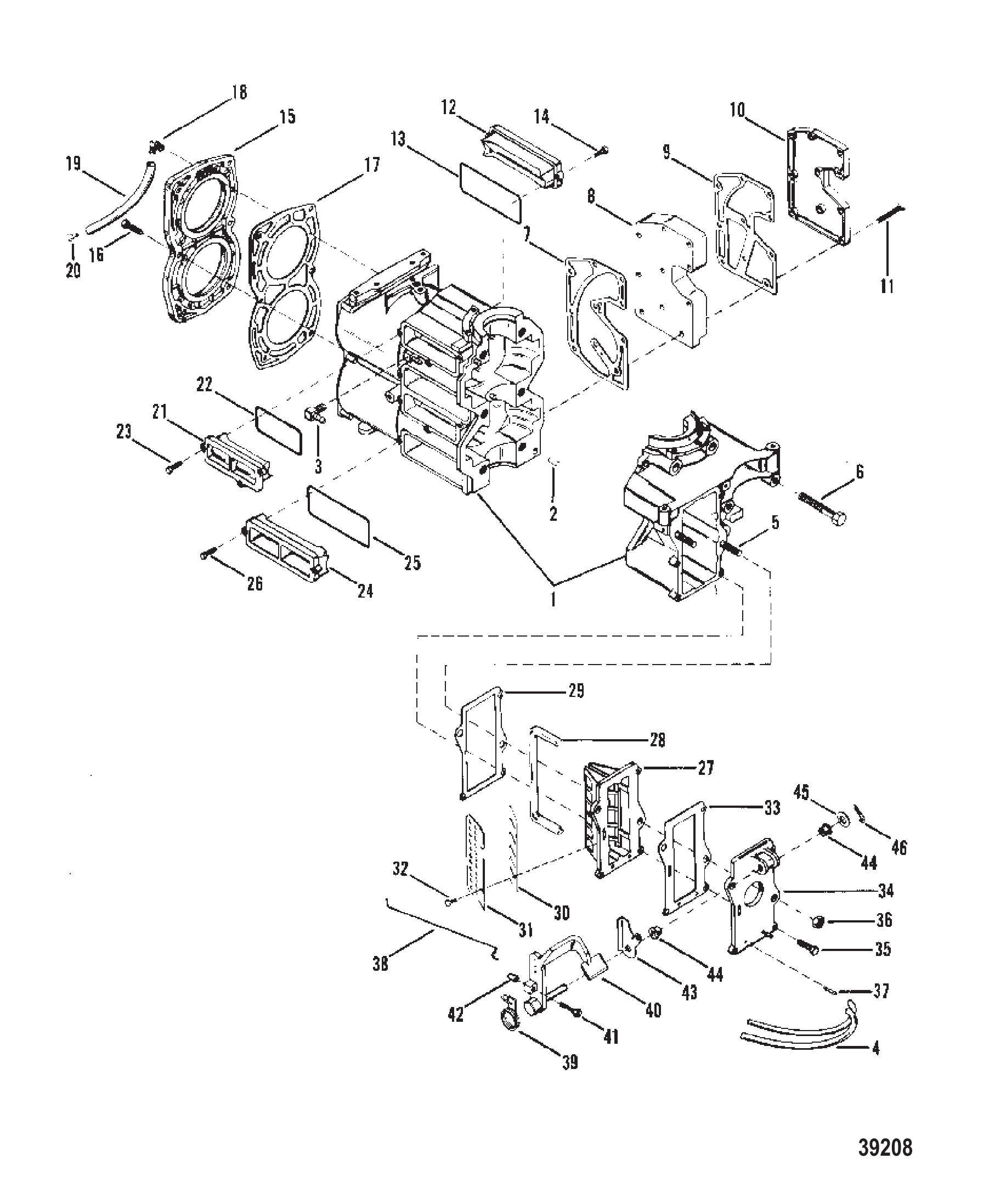 气缸体和盖 CYLINDER BLOCK AND COVER