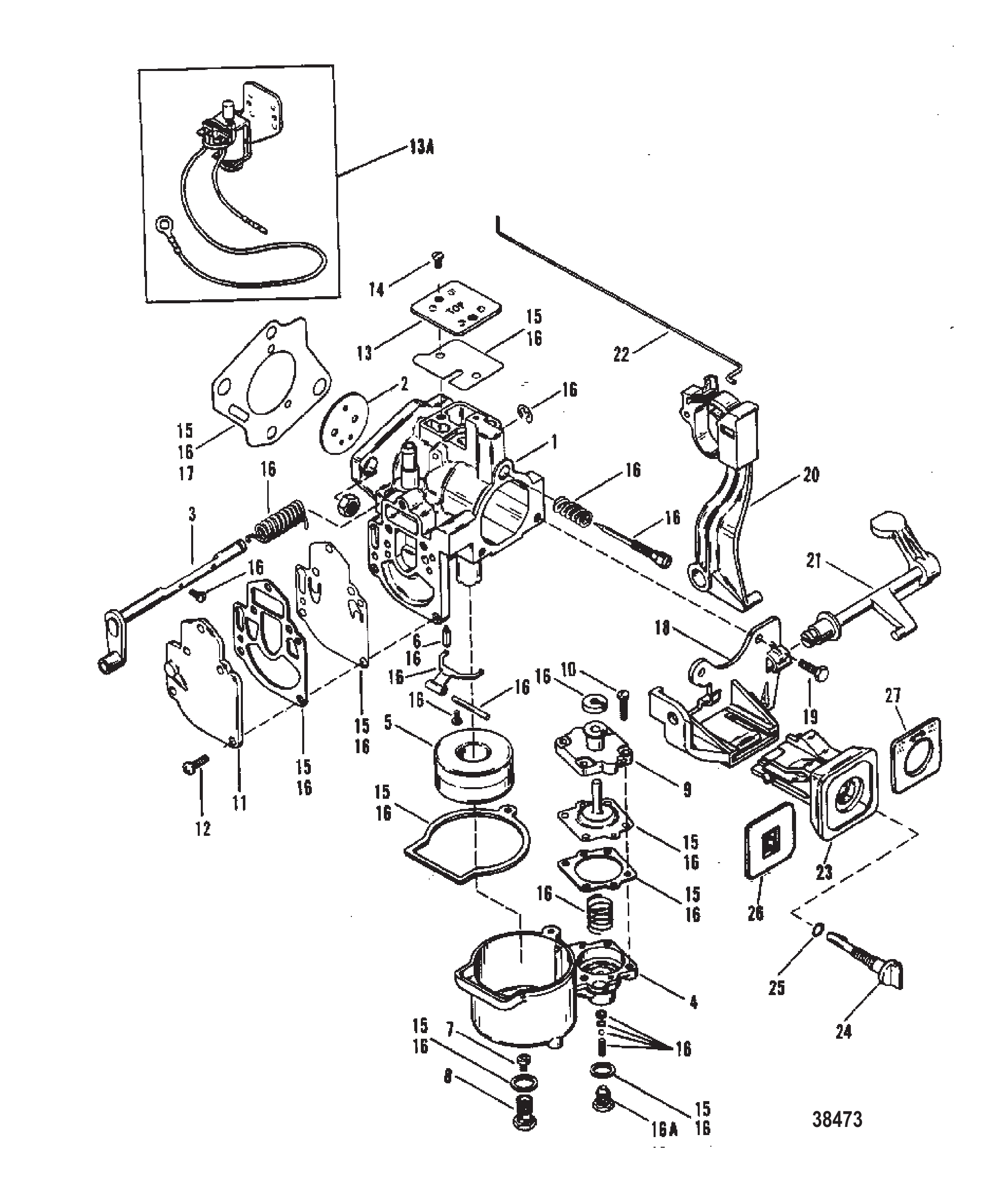 化油器（WMC-9/10/11/12/24/25/26/27） CARBURETOR (WMC-9/10/11/12/24/25/26/27)