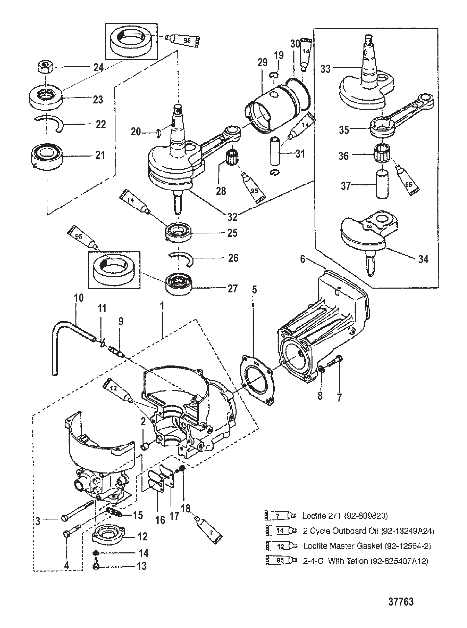 气缸体、曲轴和活塞 CYLINDER BLOCK, CRANKSHAFT AND PISTON