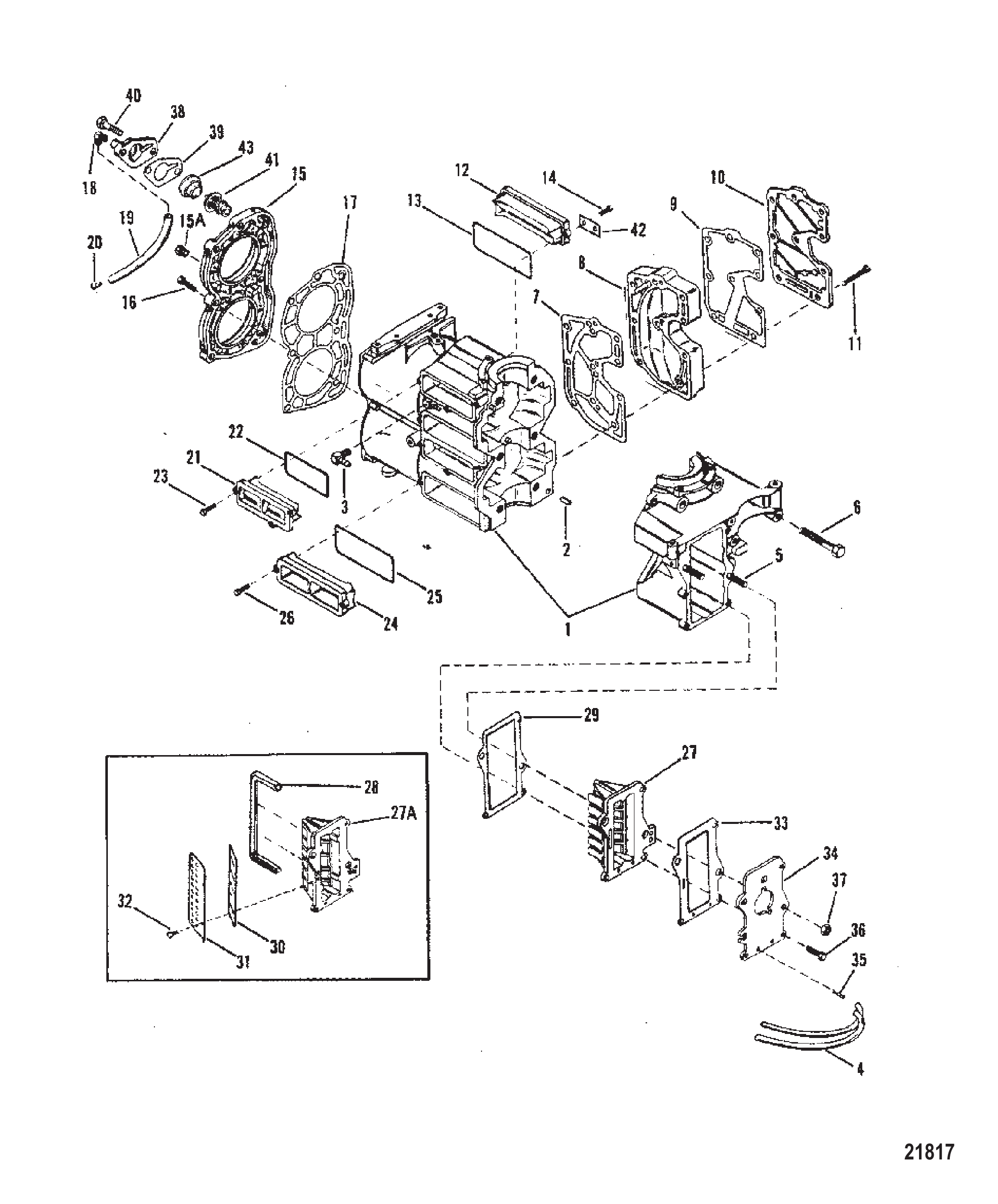 气缸体与盖 Cylinder Block and Covers