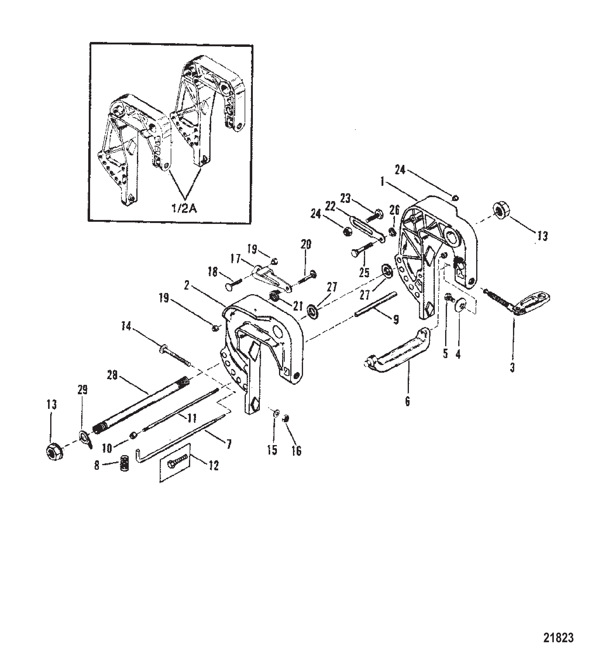 夹紧支架总成 Clamp Bracket Assembly