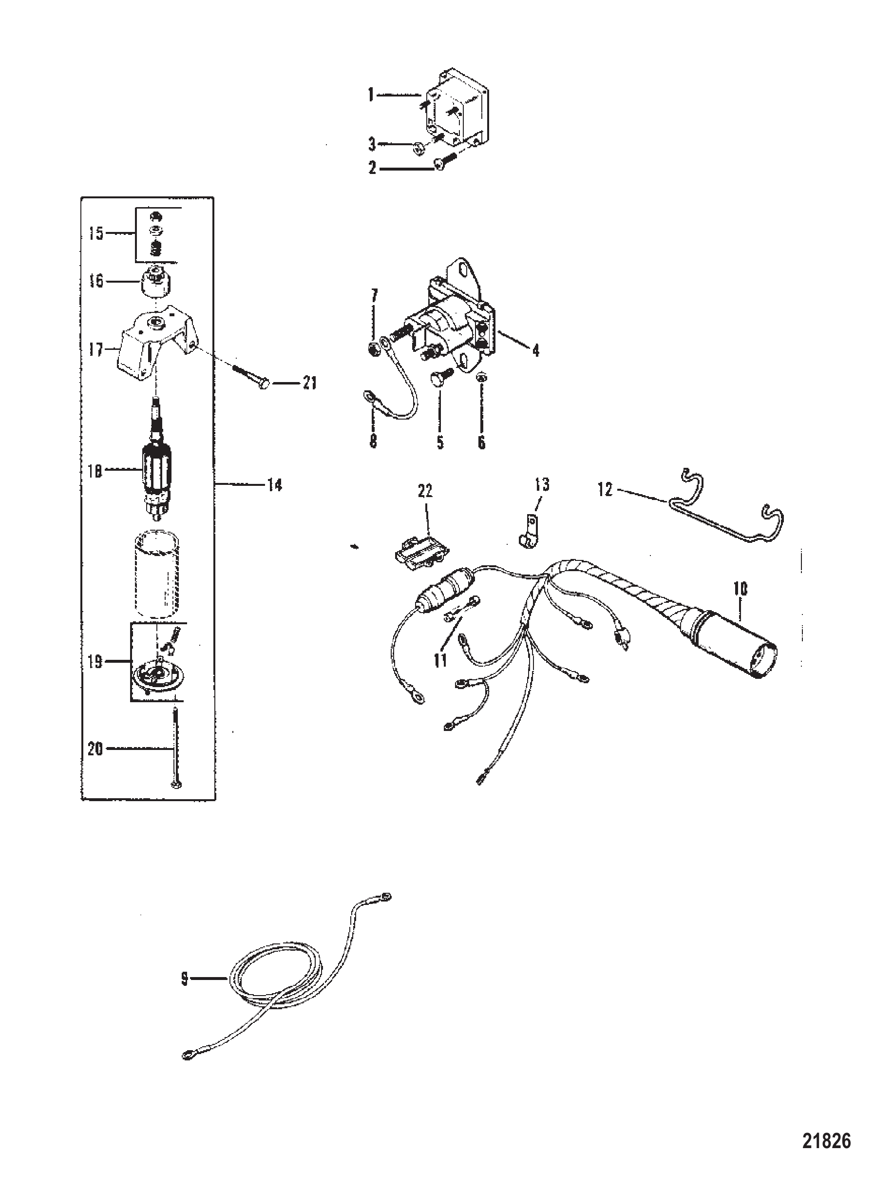 电动启动组件 Electric Start Components