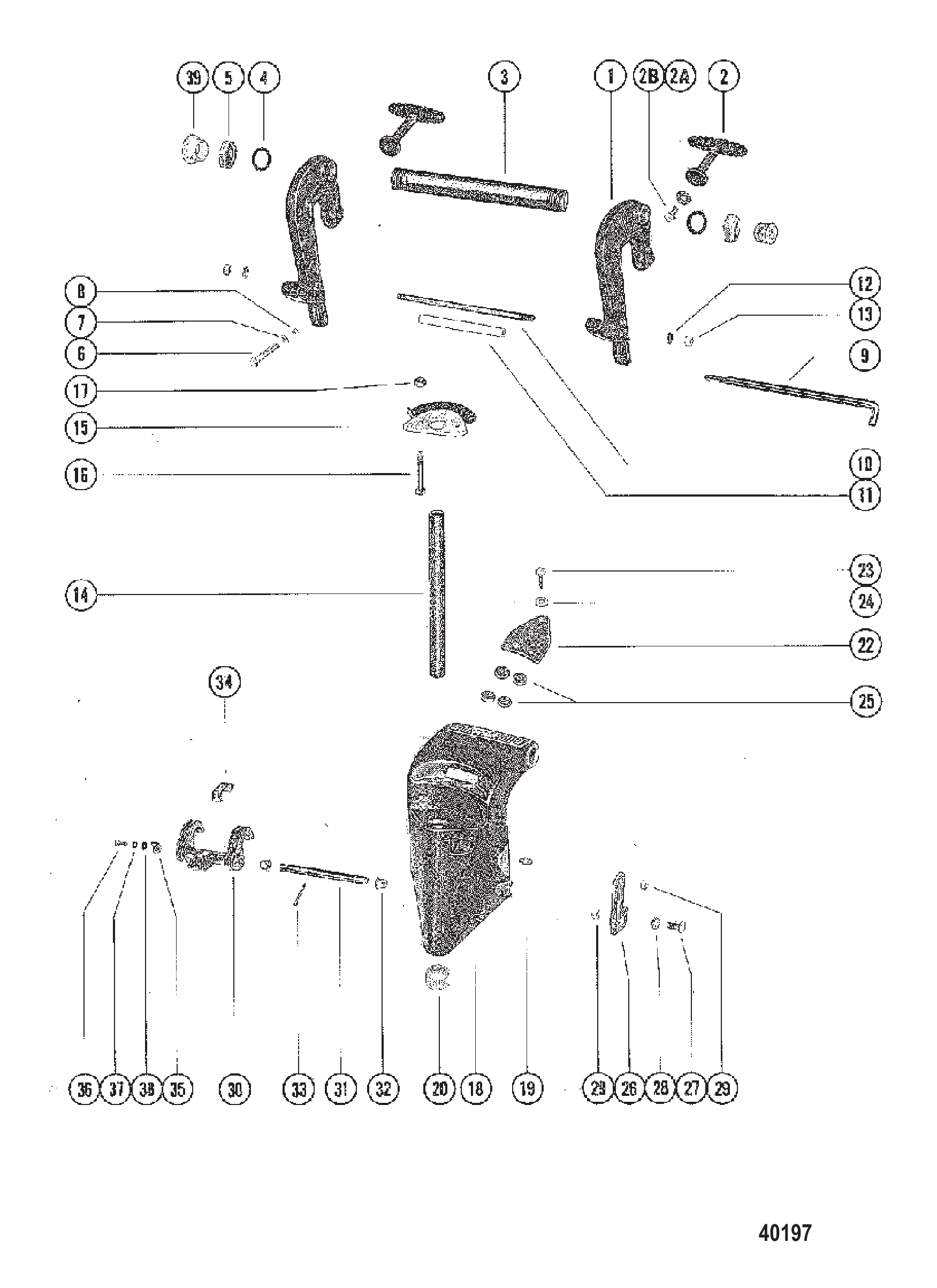 夹紧和旋转支架总成 CLAMP AND SWIVEL BRACKET ASSEMBLY