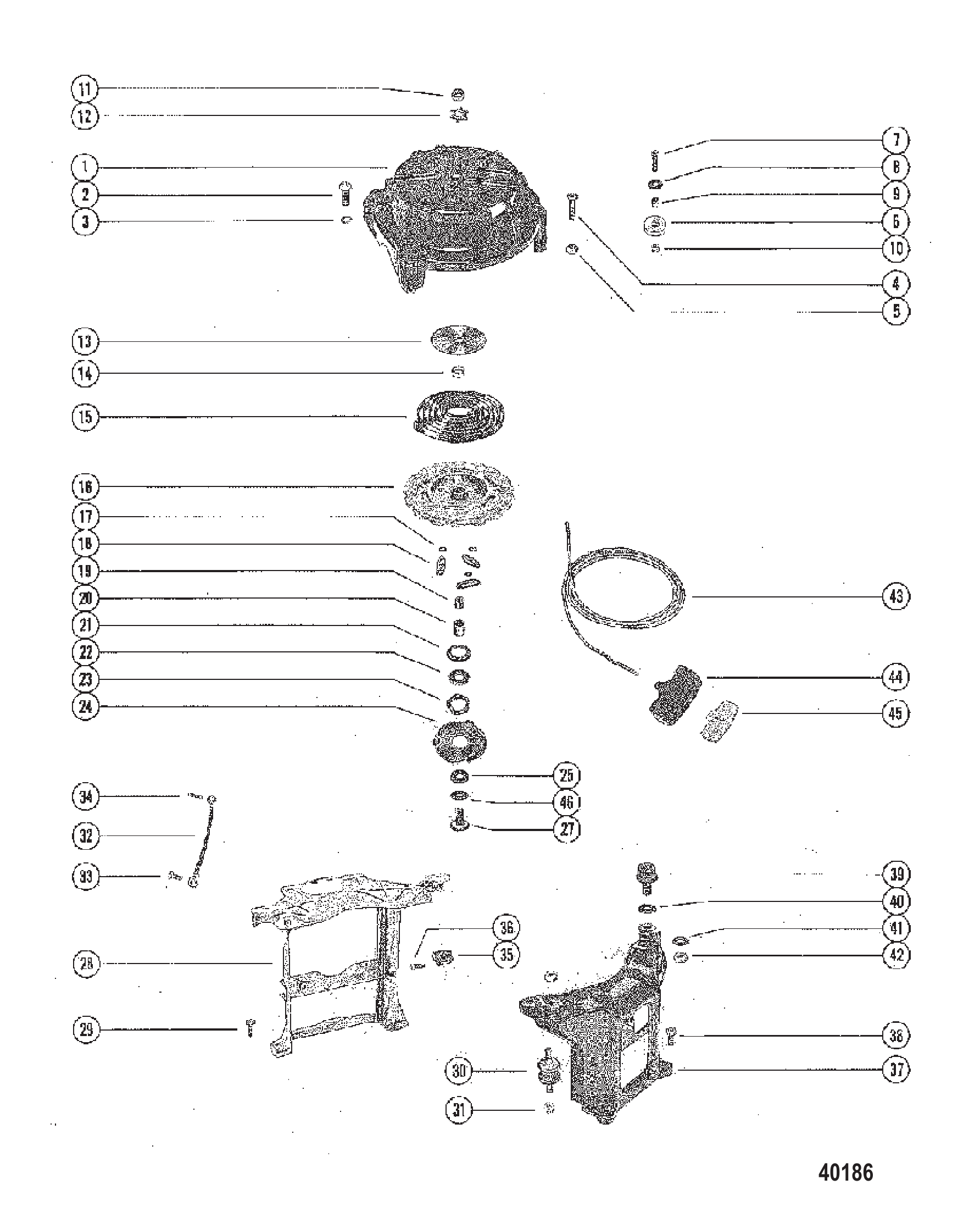 起动机总成 STARTER ASSEMBLY