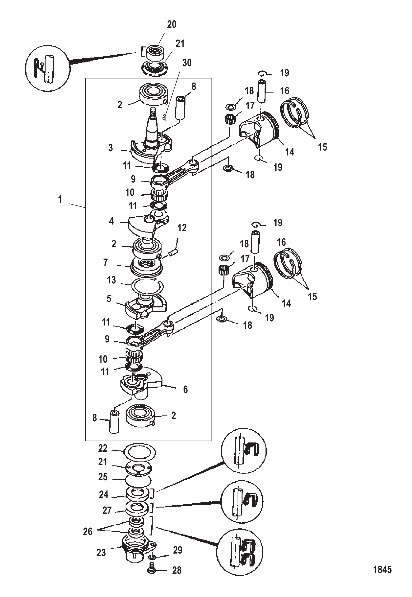 曲轴与活塞 CRANKSHAFT AND PISTON