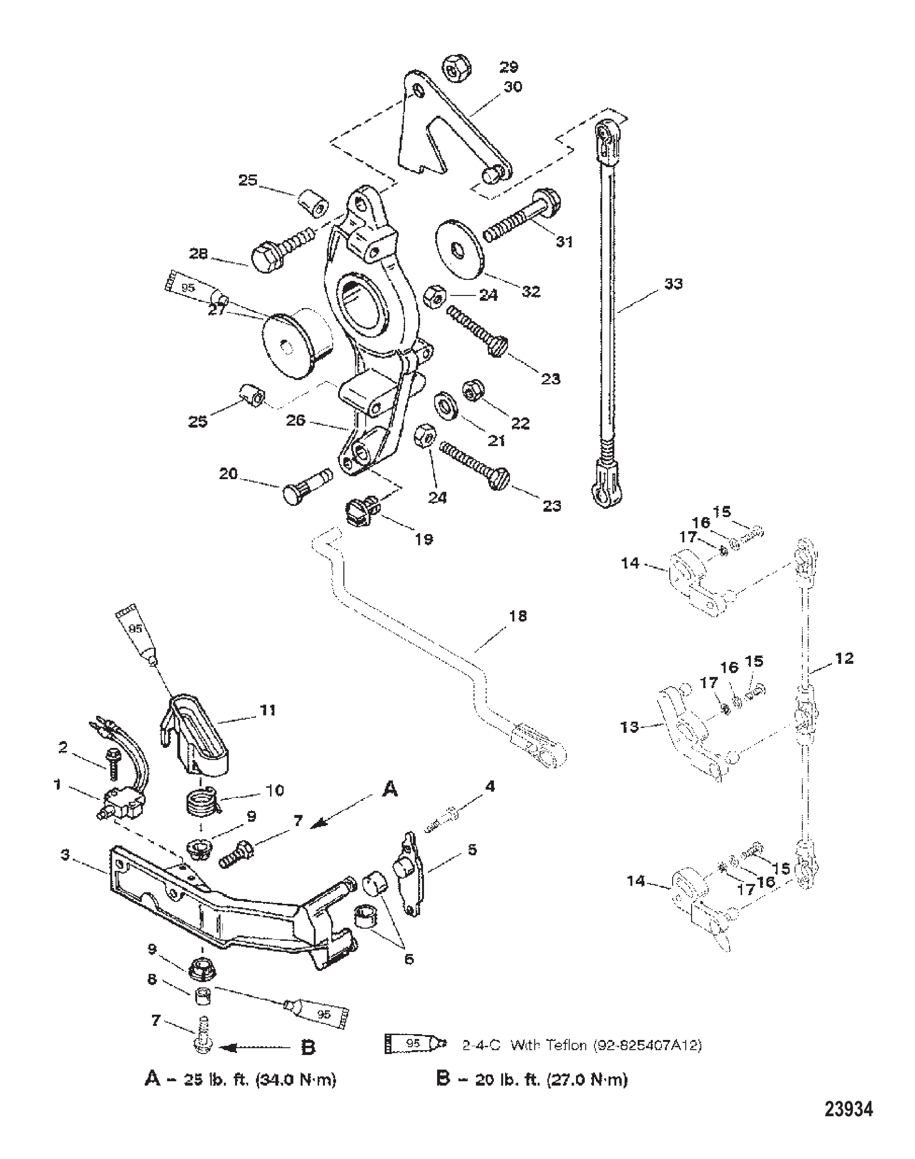 ANCHOR BRACKET (ALL MODELS) (S/N-0G303046 &amp; UP)