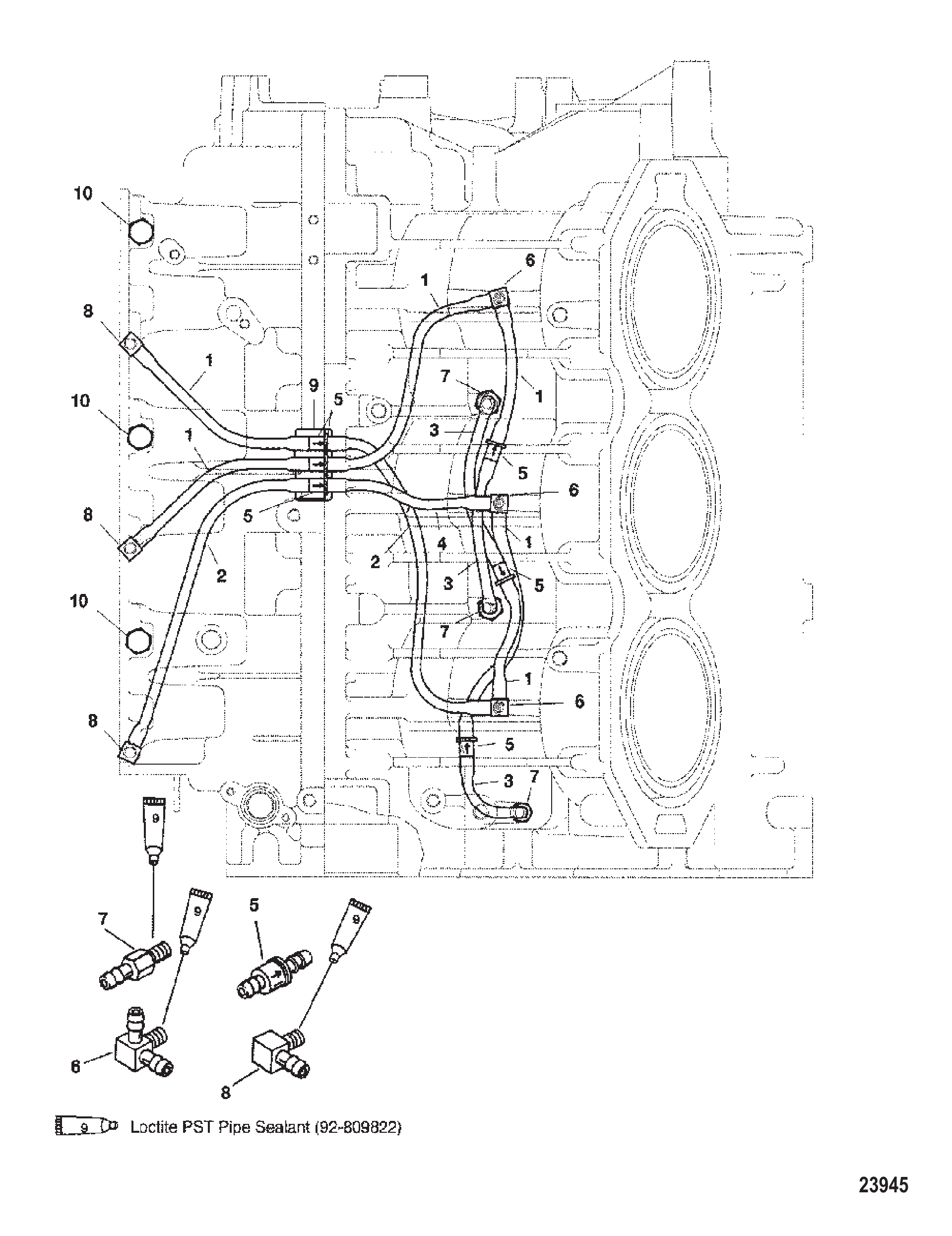 BLEED SYSTEM (PORT) (S/N-0G437999 &amp; BELOW)