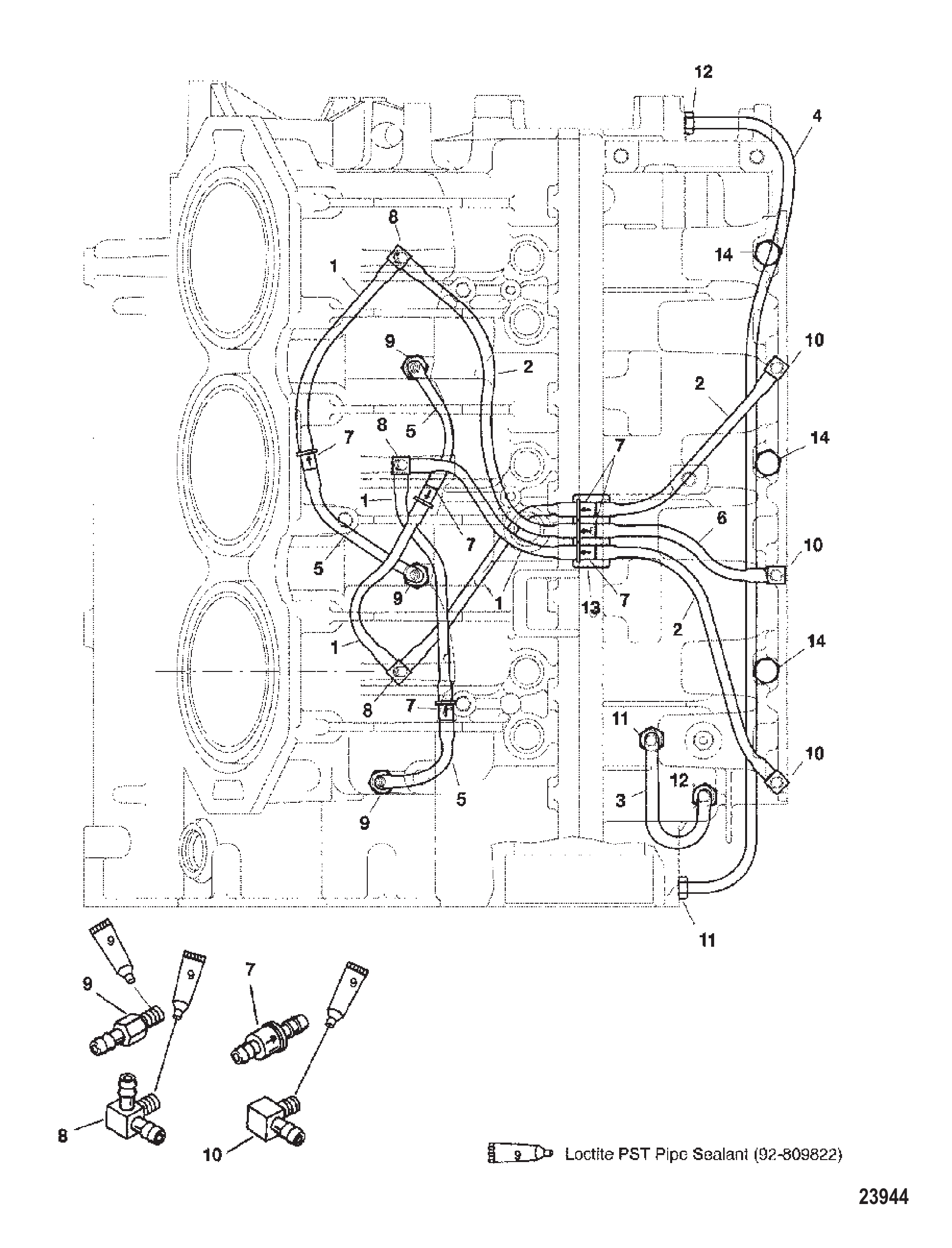 BLEED SYSTEM (STARBOARD) (S/N-0G437999 &amp; BELOW)