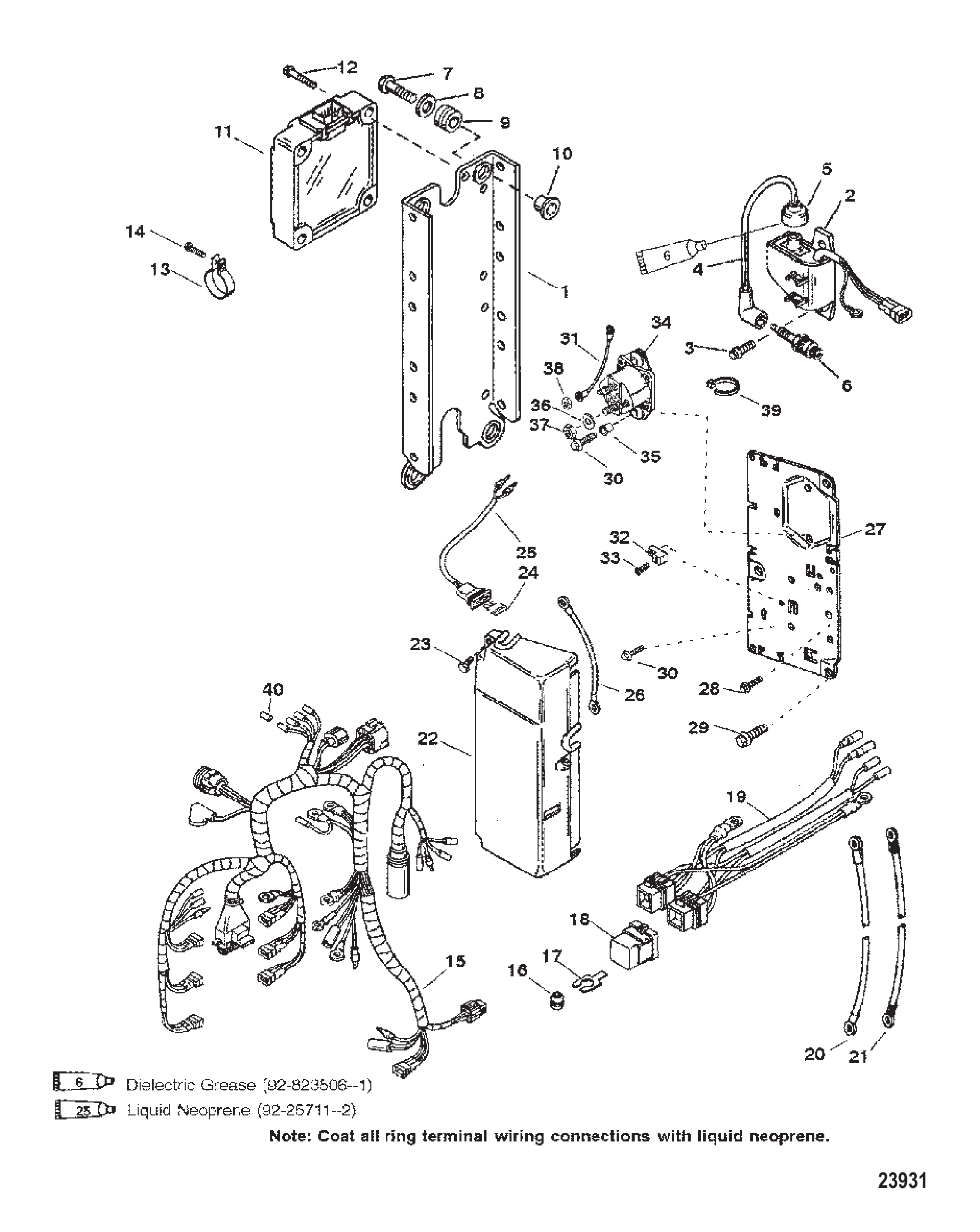 ELECTRICAL (SEAPRO/MARATHON S/N-0G303045 &amp; BELOW