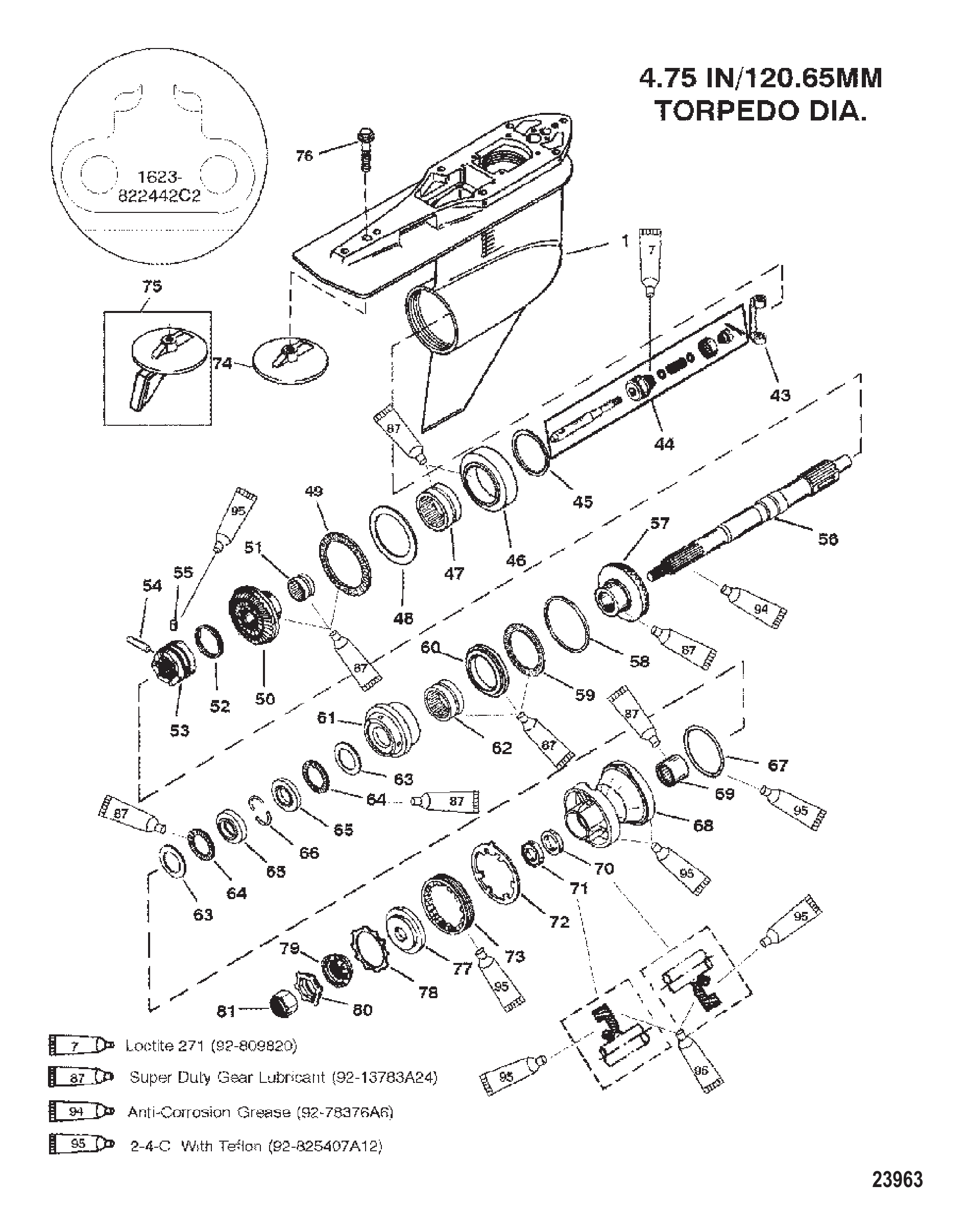 G./HSG PROP-C/R-S/N-0G437999 &amp; BELOW-1623-822442C2 CASTING