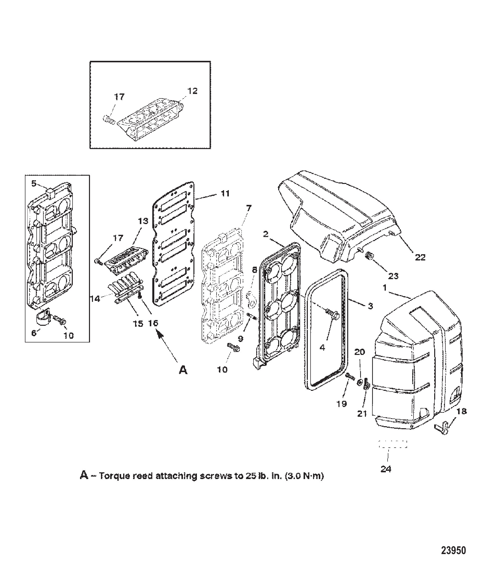 REED BLOCK/SOUND ATTENUATOR