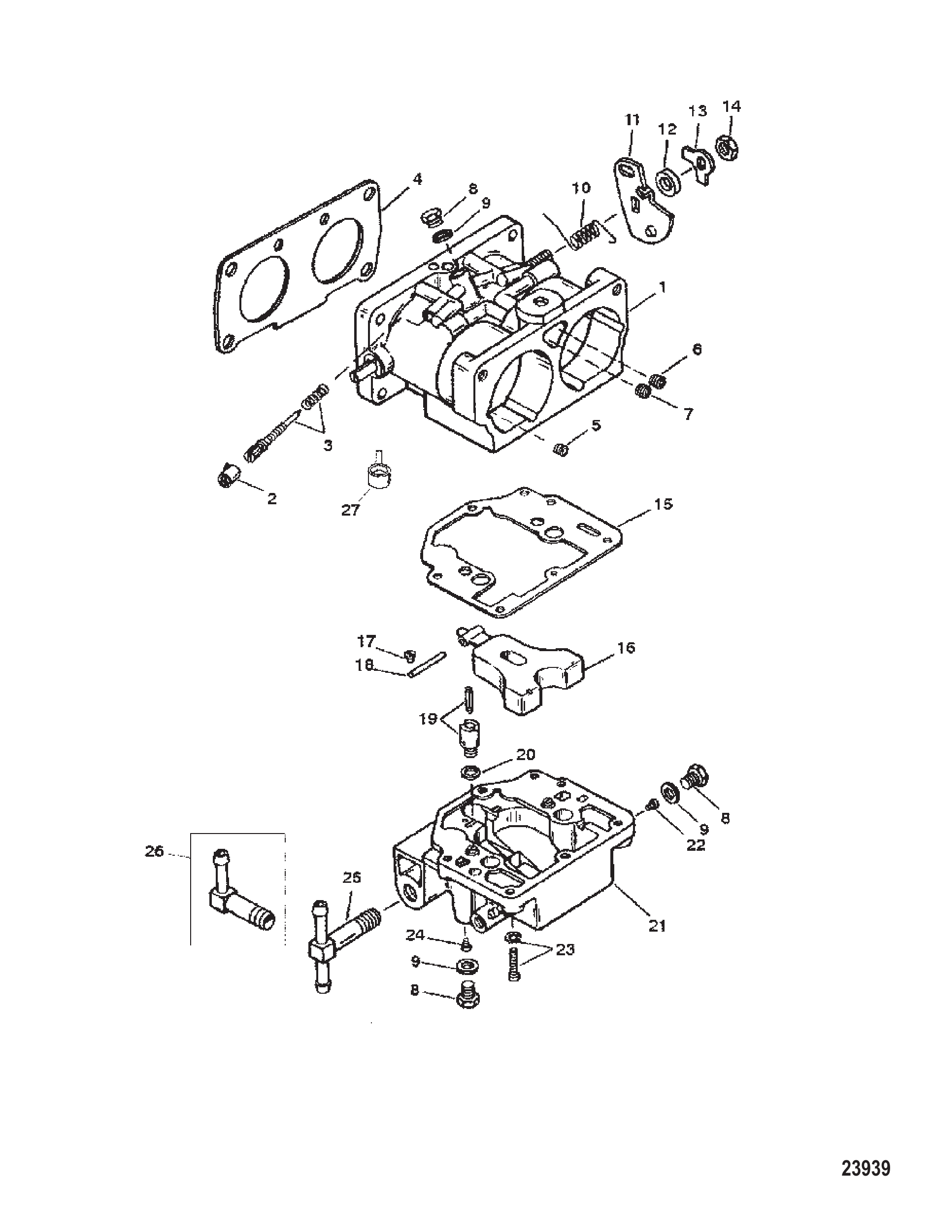 化油器(序列号0G303045及以下) CARBURETOR (S/N-0G303045 & BELOW)