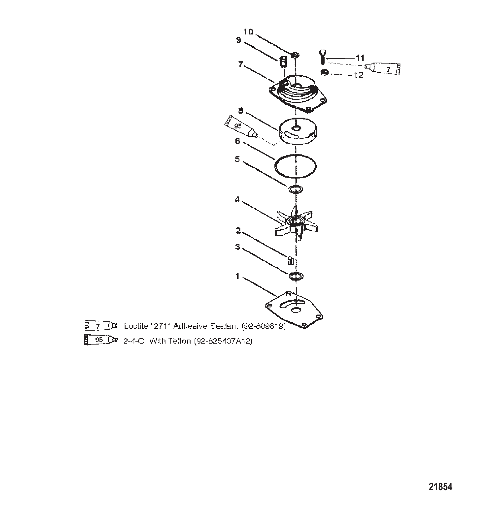 喷水推进泵组件 Jet Water Pump Components